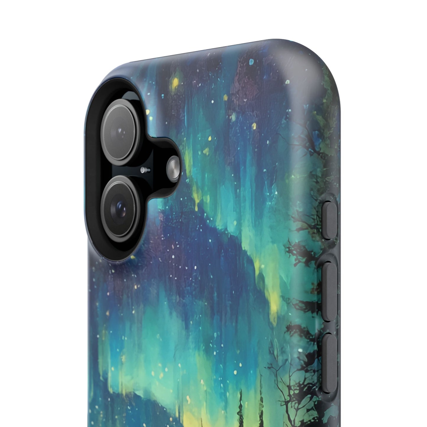 Aurora Borealis Impact-Resistant Phone Case - Durable Protection with Stunning Northern Lights Design