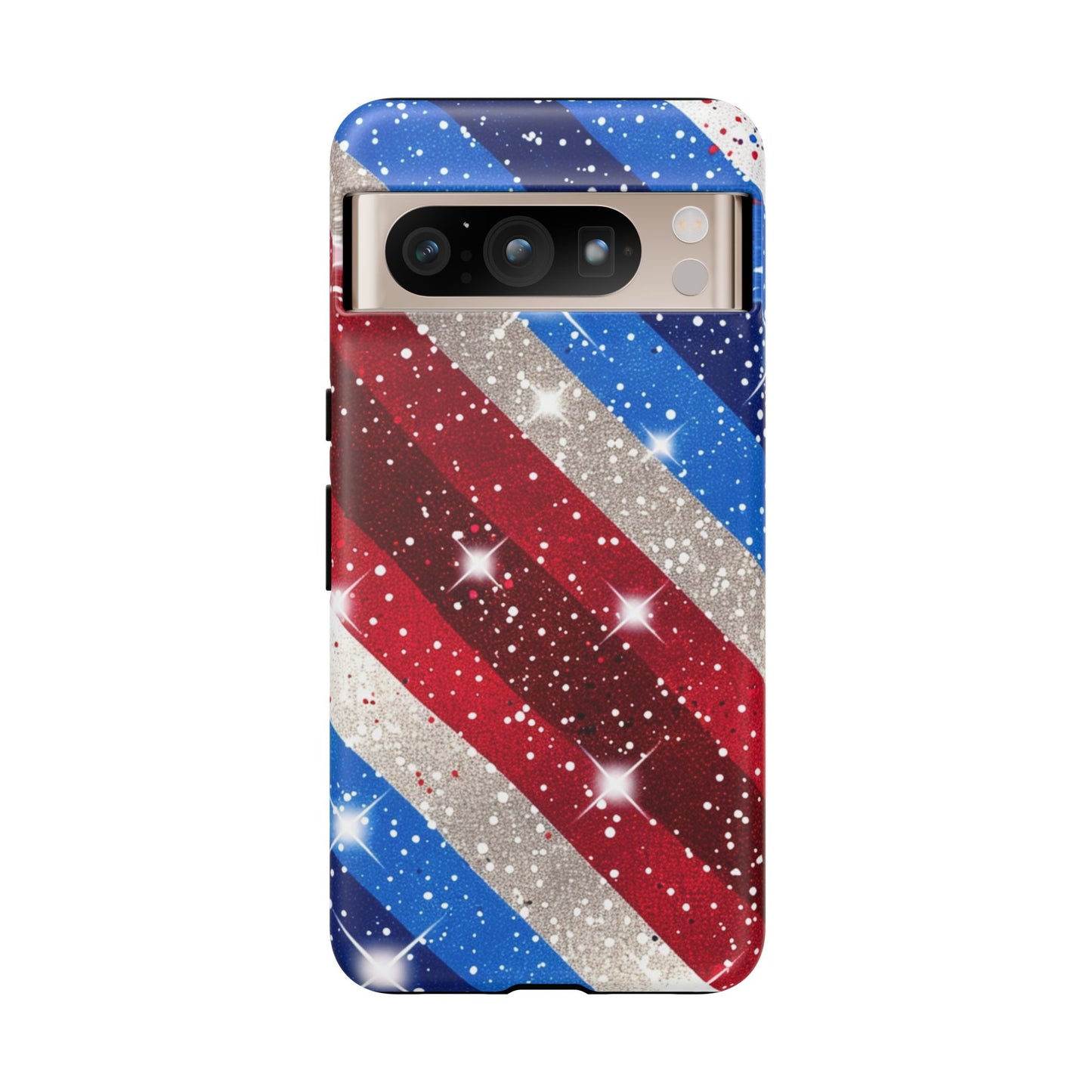 Glittery Patriotic Phone Case - Tough Cases