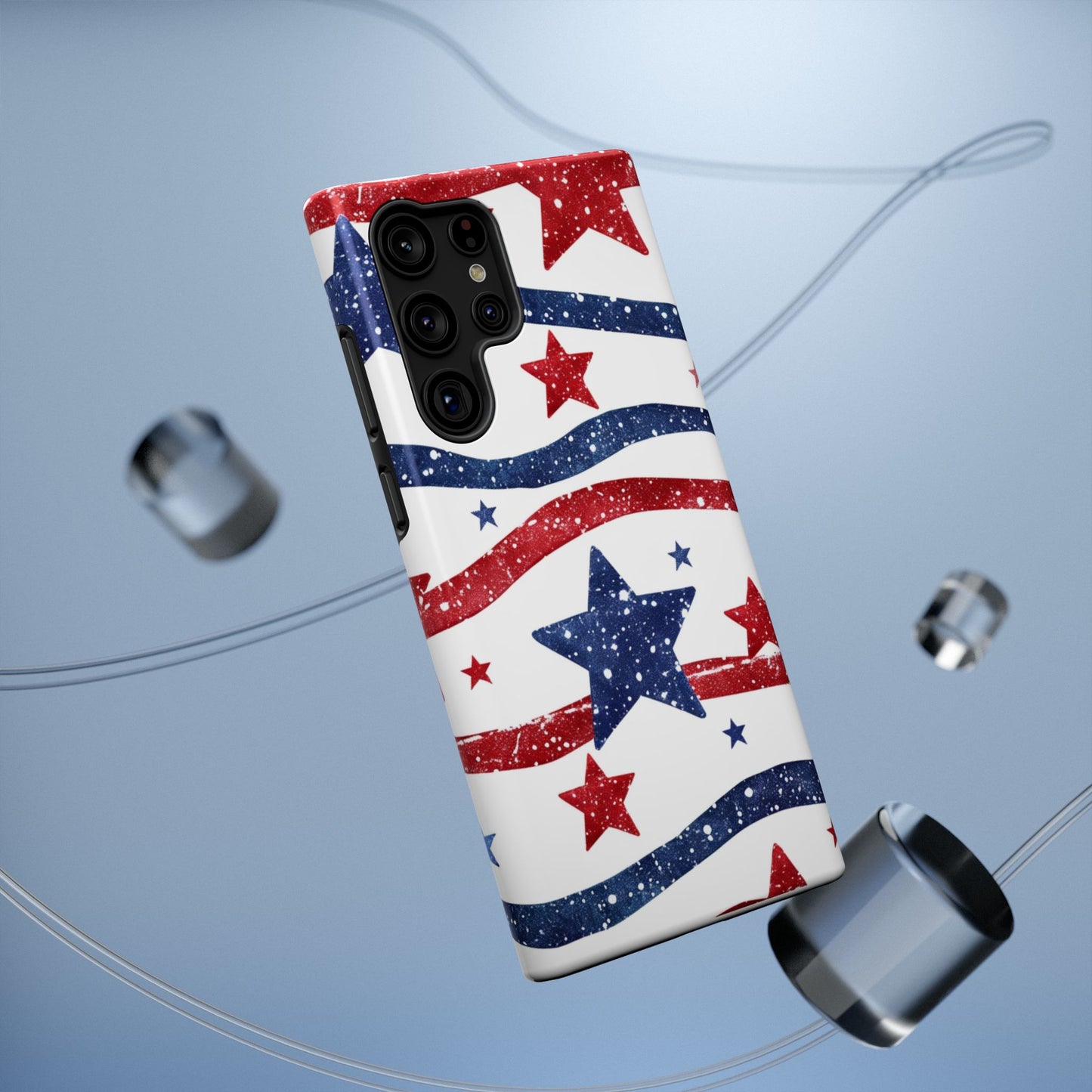 Stars & Stripes Design Impact-Resistant Phone Case