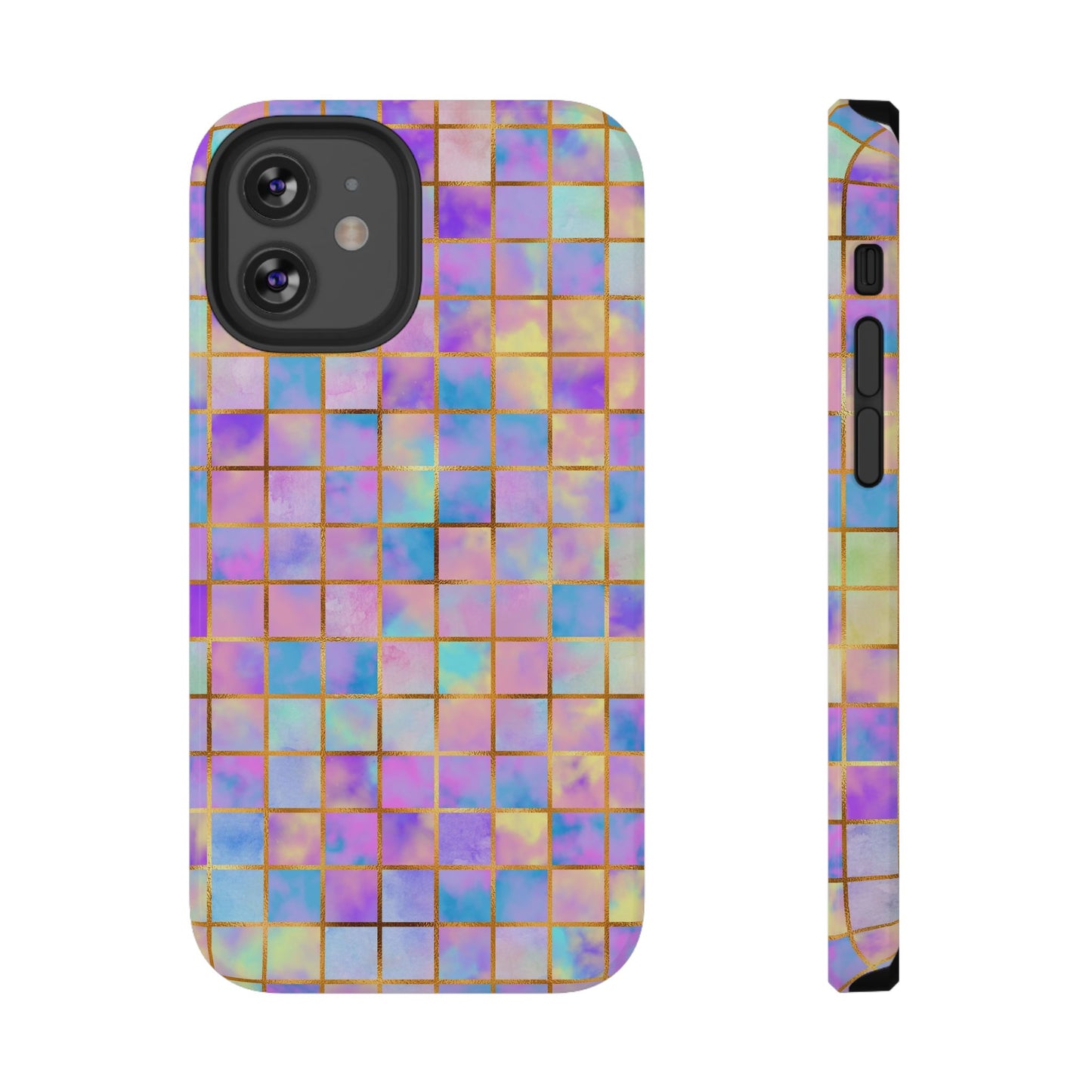 Colorful Mosaic Impact-Resistant Phone Case