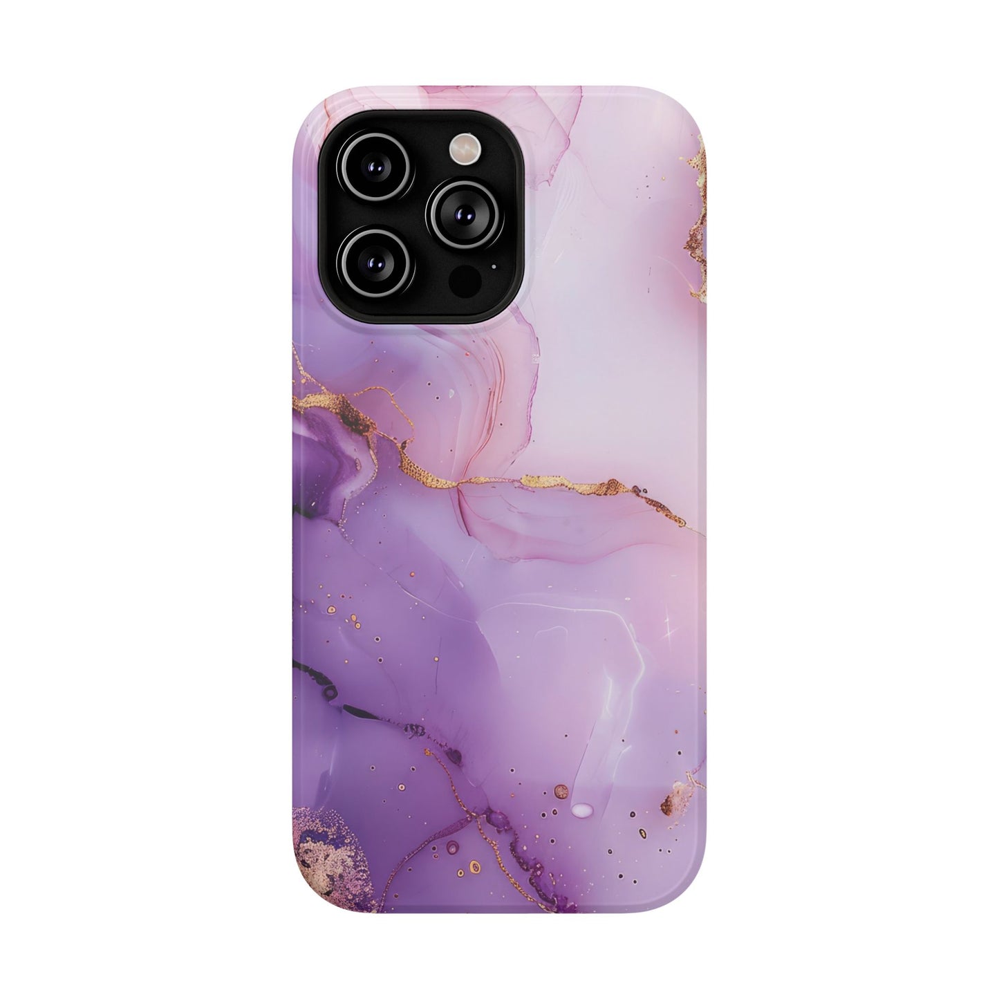 Elegant Purple Marble iPhone Case