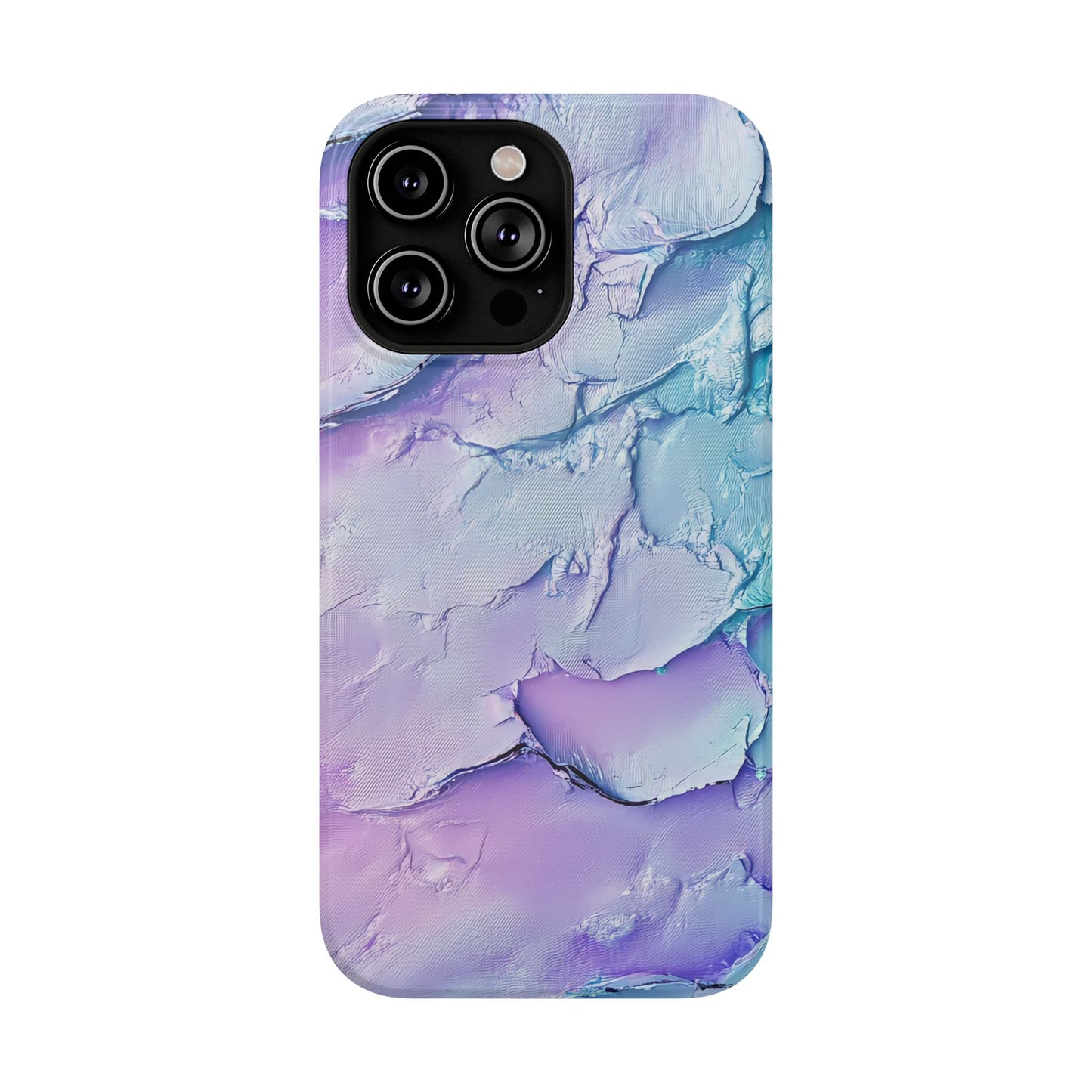 Vibrant Impact-Resistant Phone Case - Colorful Texture Design