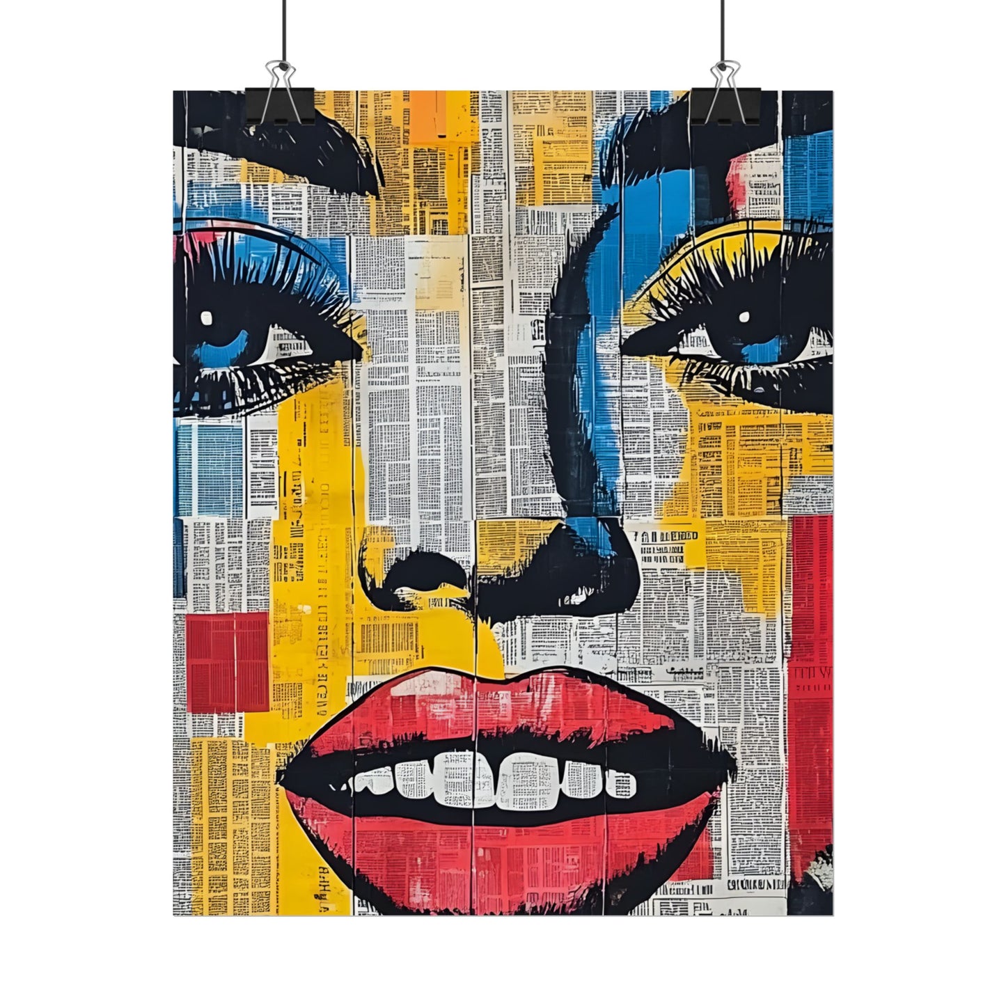 Poster Wall Art - Retro Pop Culture Woman 18 Comic Book Style