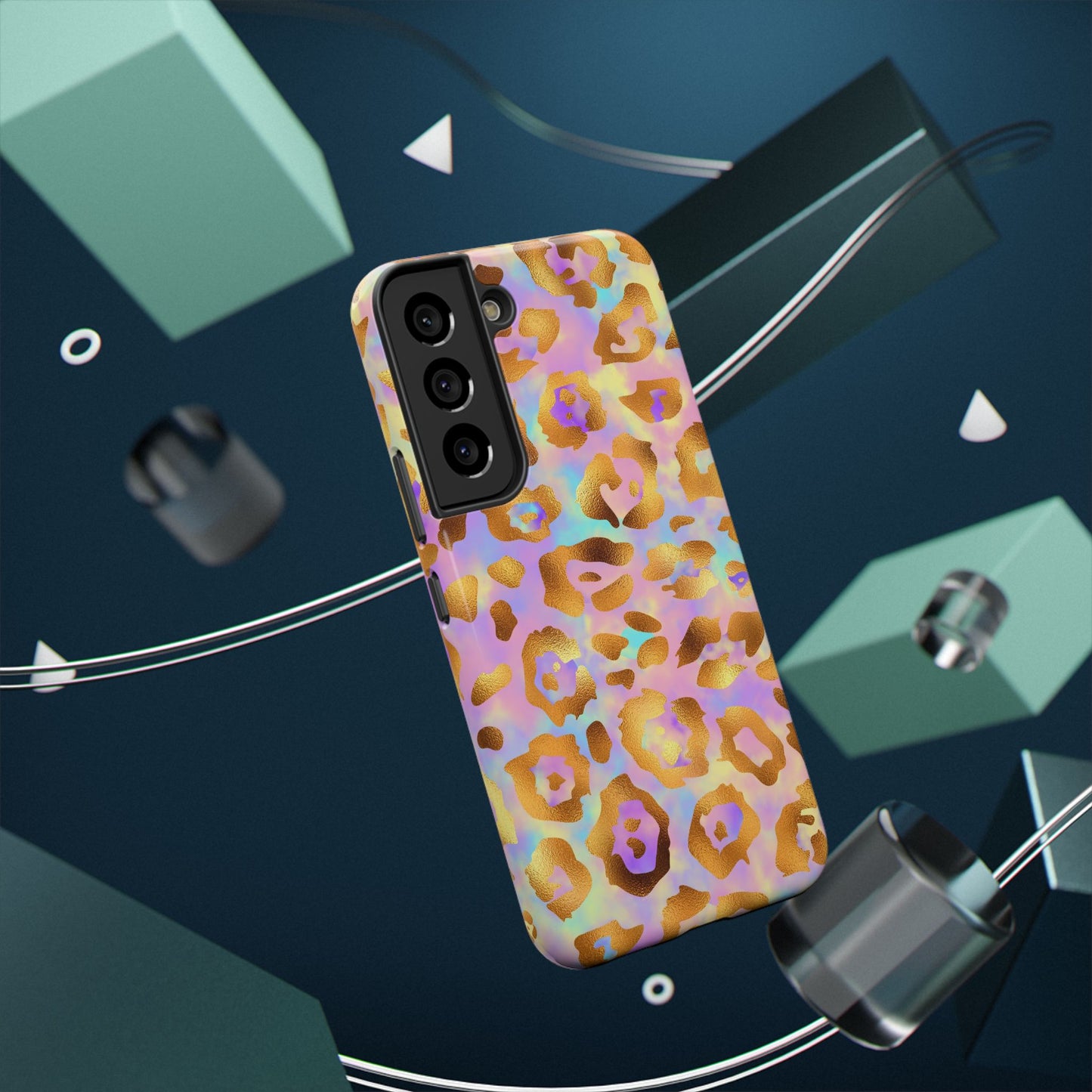 Leopard Print Impact-Resistant Phone Case