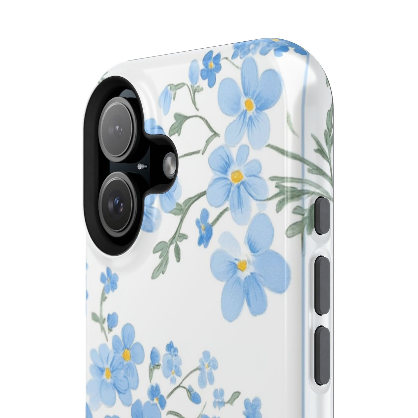 Blue Flower Design Floral Phone Case