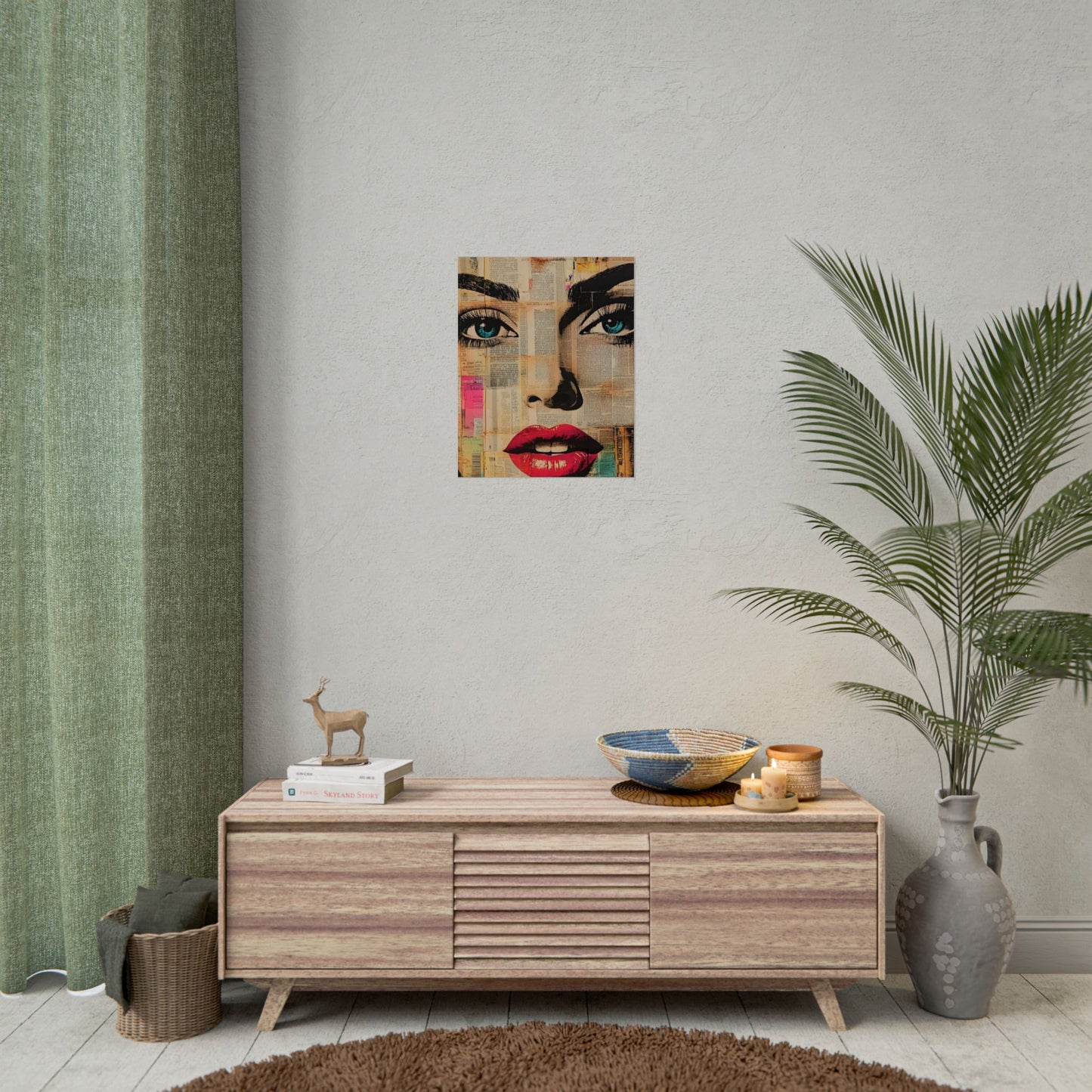 Retro Pop Culture Woman Poster 13 , Comic Wall Art