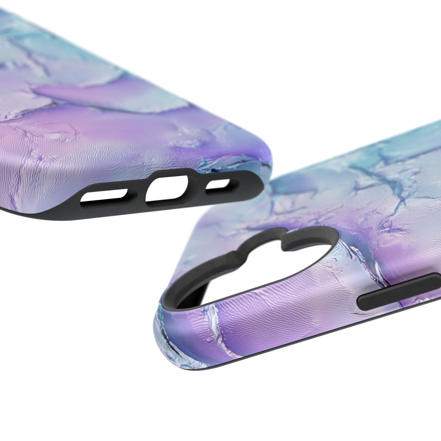 Vibrant Impact-Resistant Phone Case - Colorful Texture Design