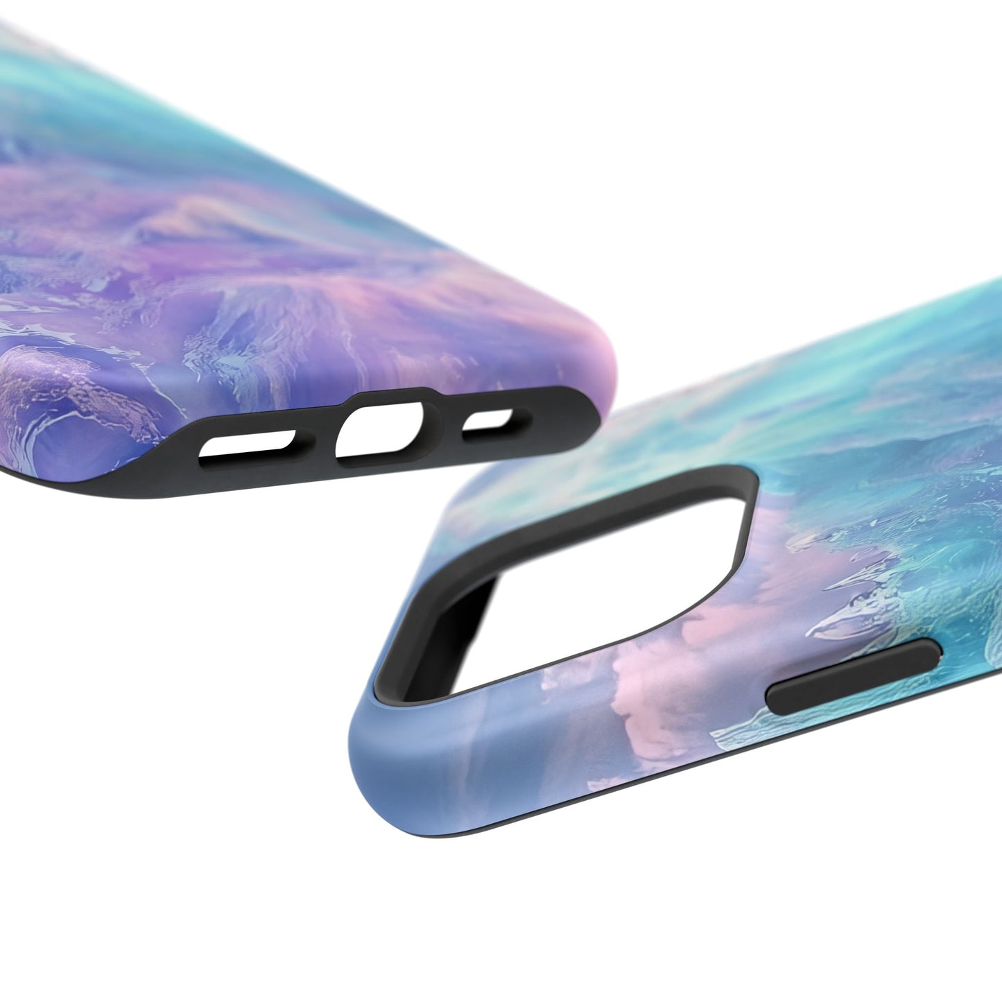 Phone Case - Colorful Abstract Waves Design