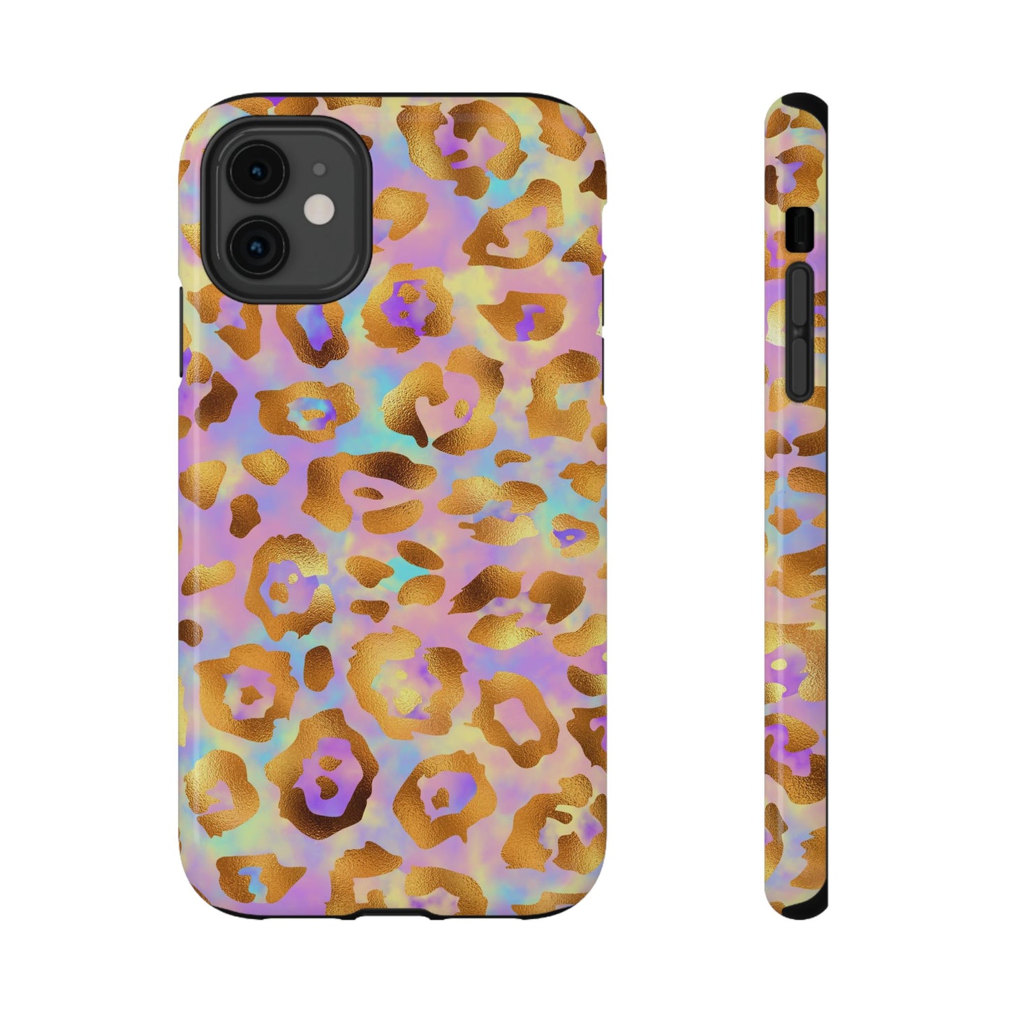 Leopard Print Impact-Resistant Phone Case