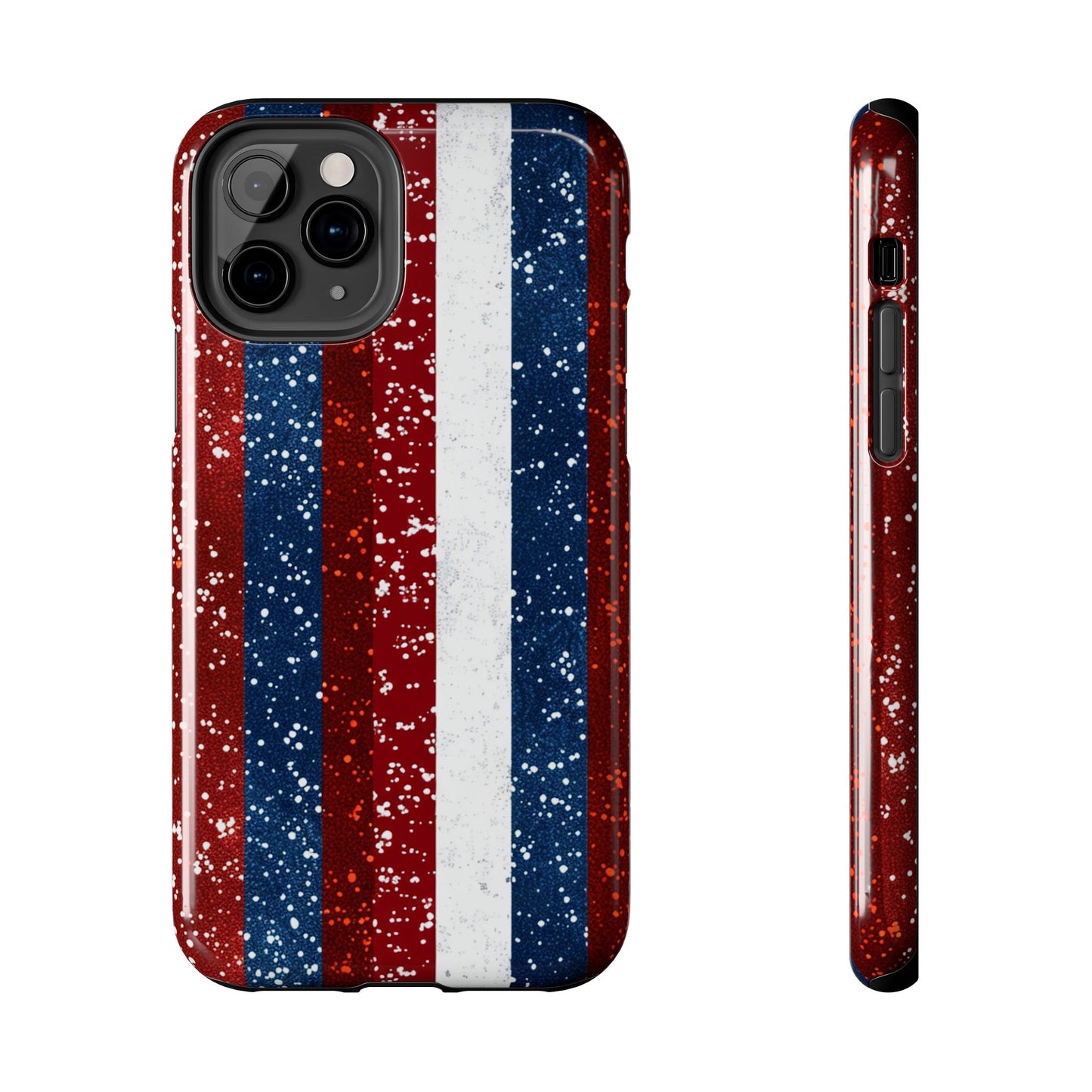 Patriotic Glitter Tough Phone Case