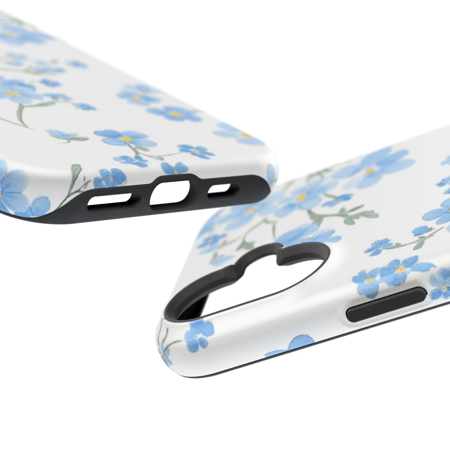 Blue Flower Design Floral Phone Case