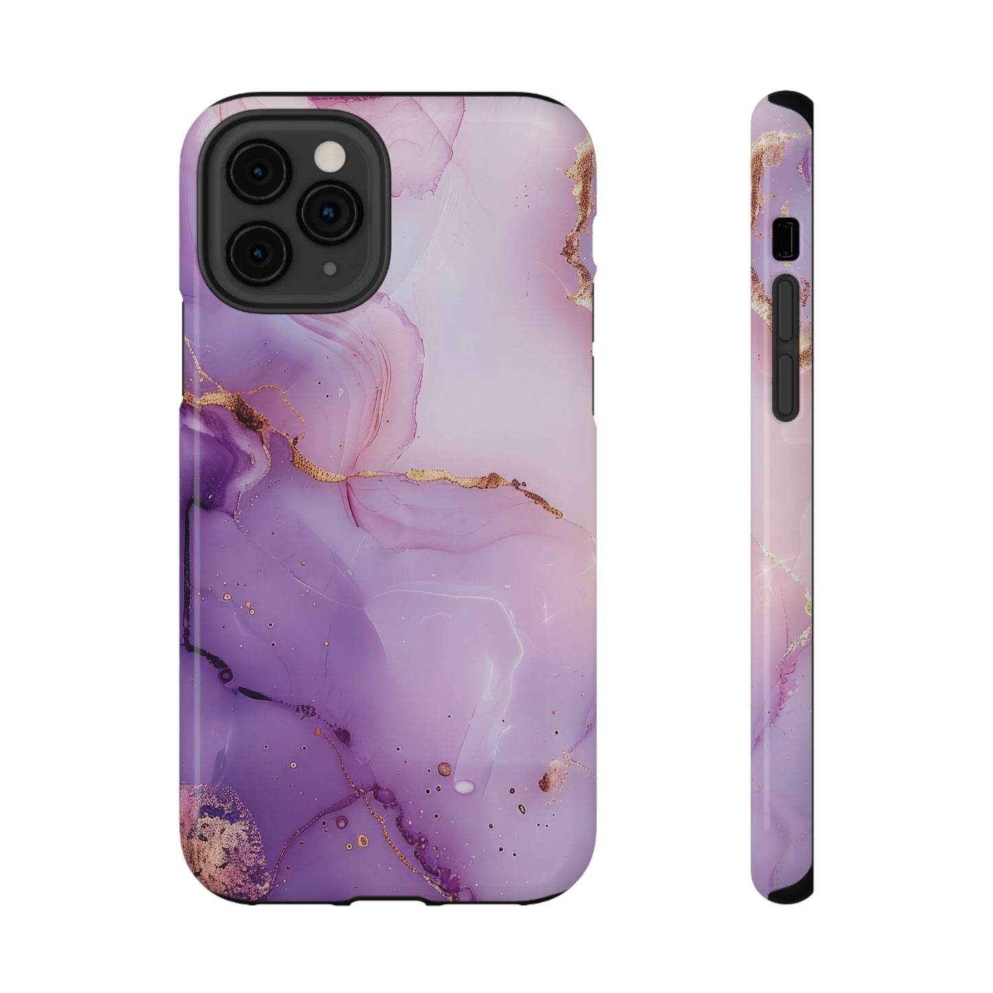 Elegant Purple Marble iPhone Case