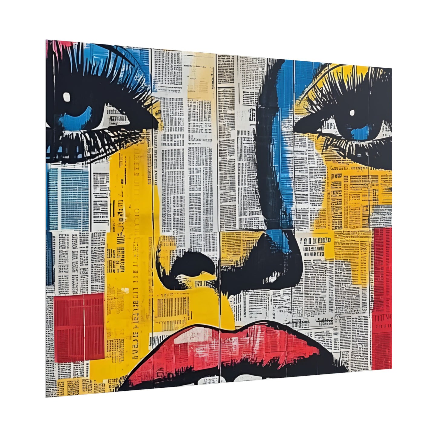 Poster Wall Art - Retro Pop Culture Woman 18 Comic Book Style