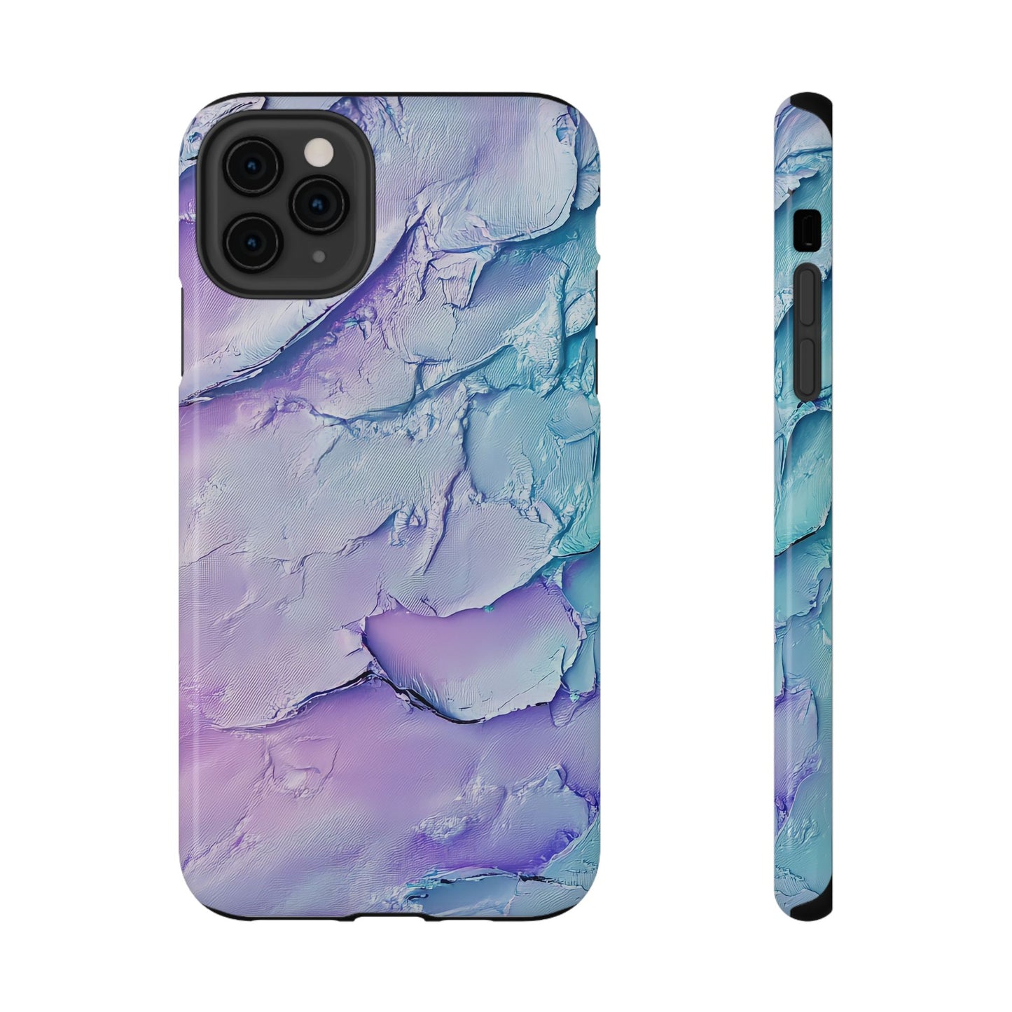 Vibrant Impact-Resistant Phone Case - Colorful Texture Design