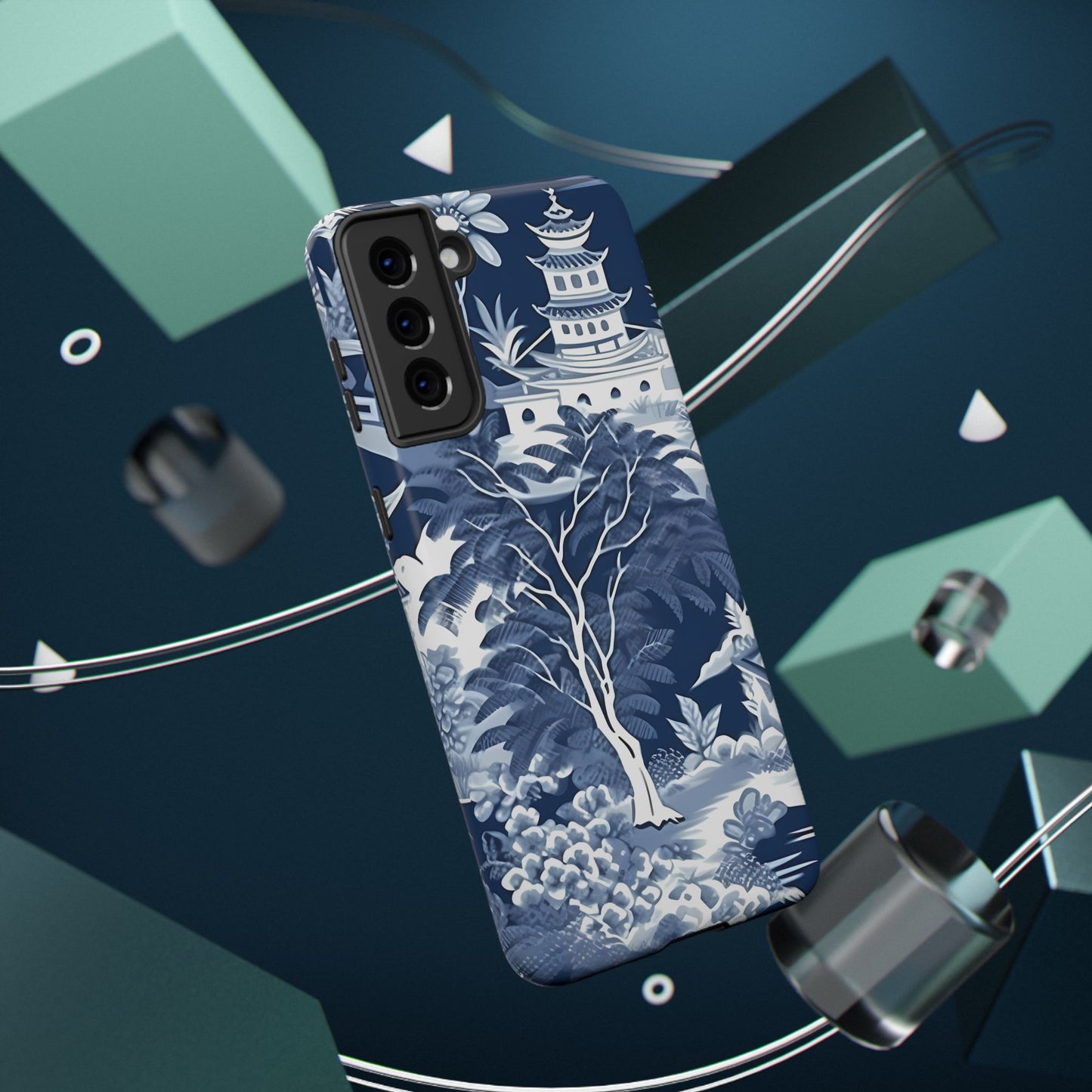 Elegant Blue Landscape Phone Case