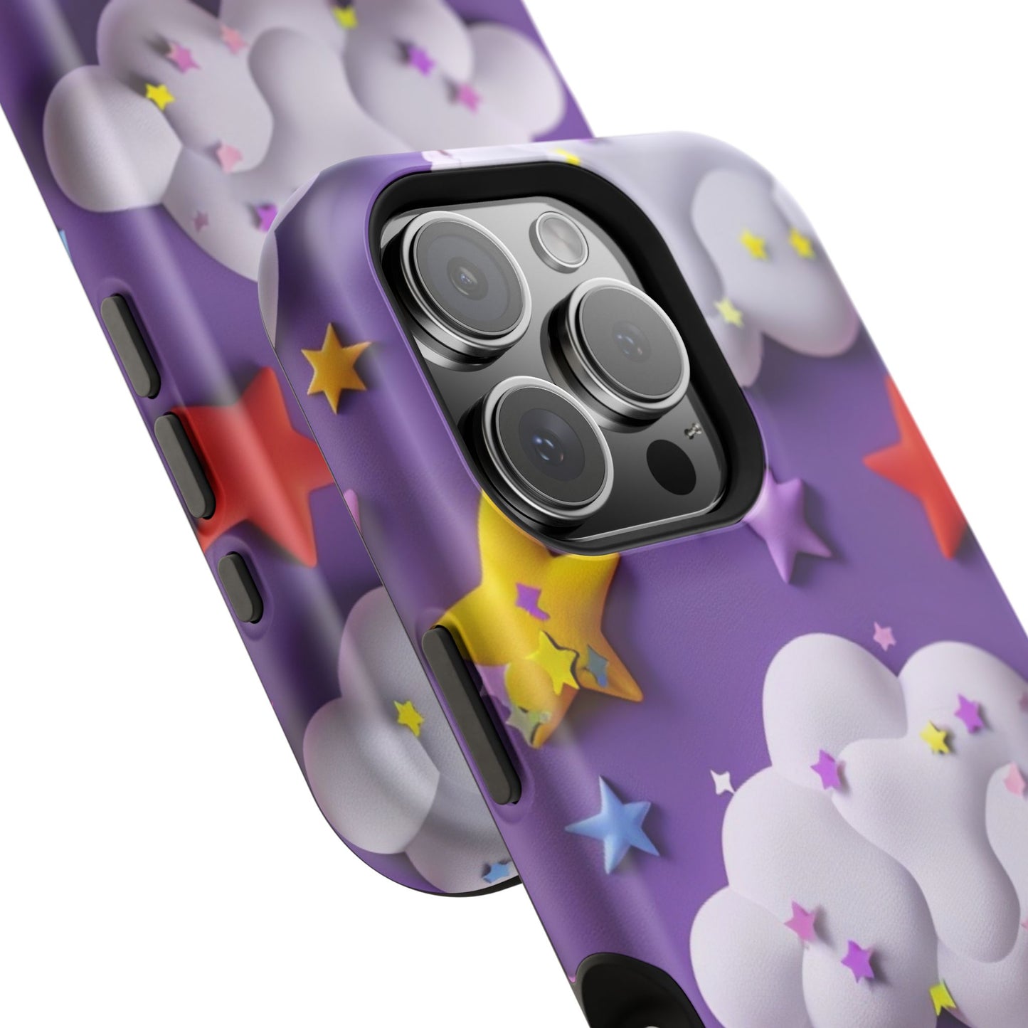 Colorful Cloud & Star Phone Case