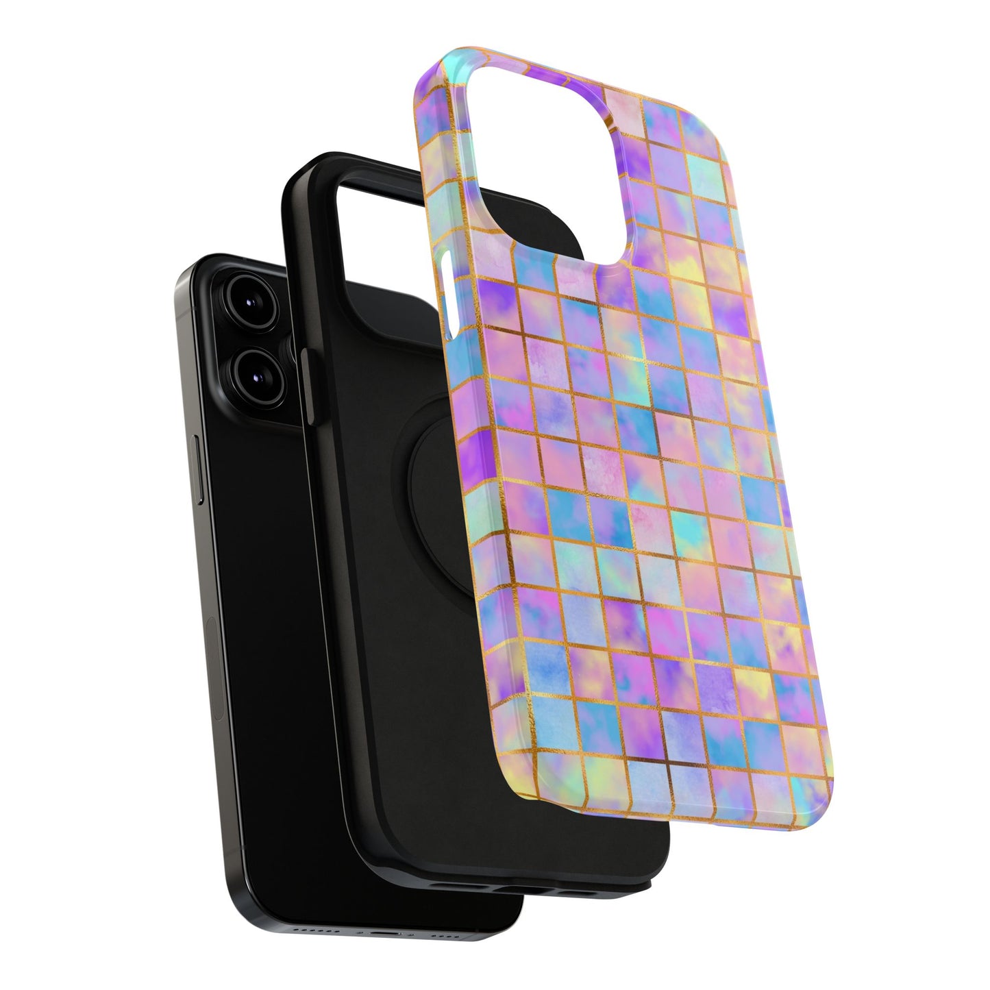 Colorful Mosaic Impact-Resistant Phone Case