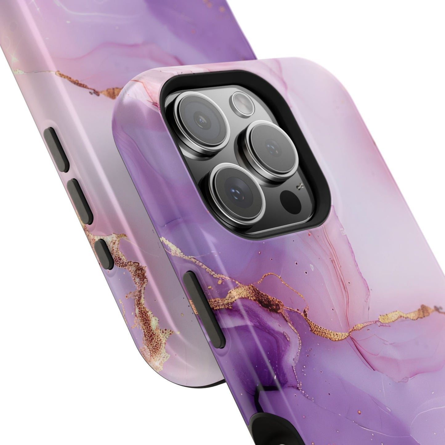 Elegant Purple Marble iPhone Case
