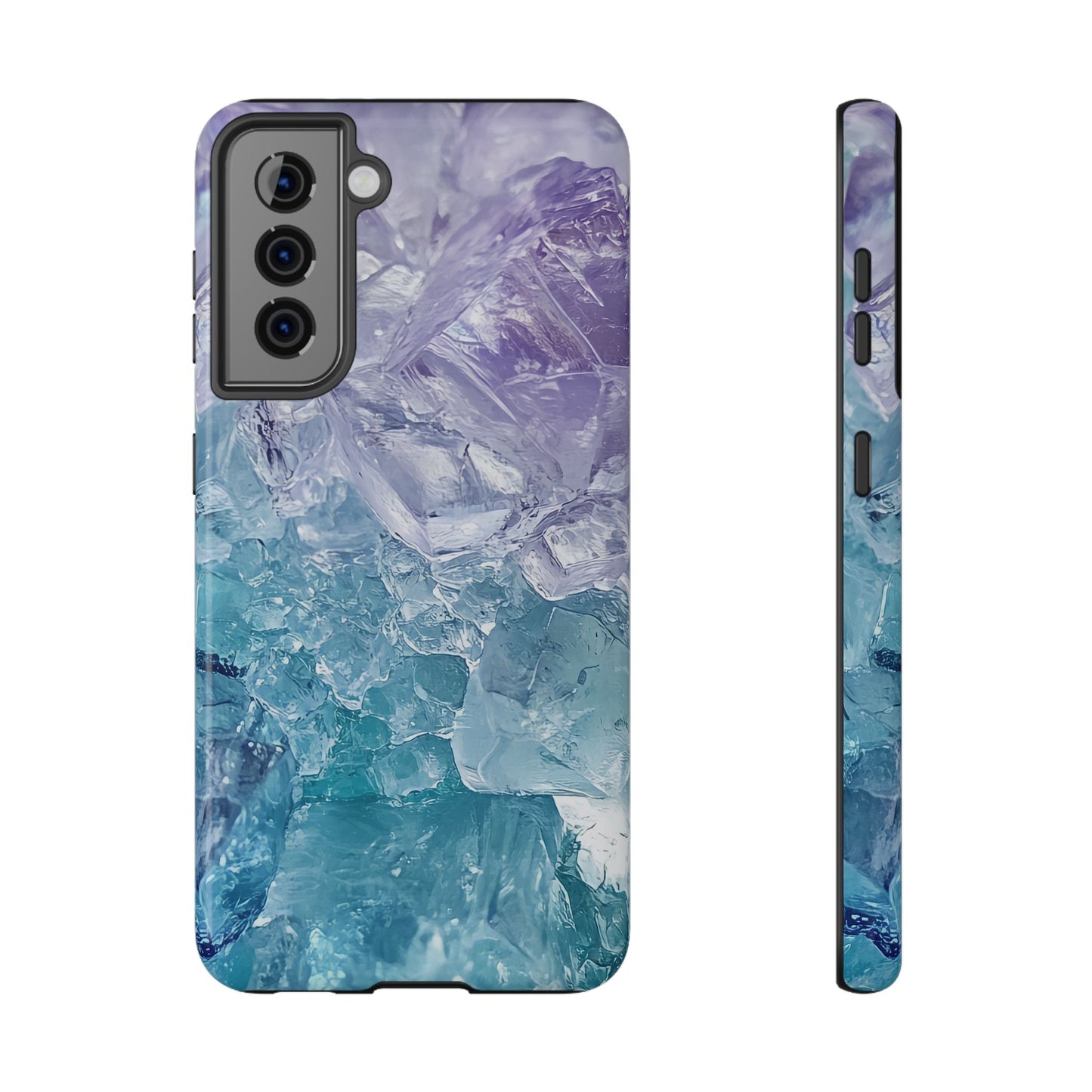 Crystal-Patterned Impact-Resistant Phone Case | Stylish Protection for Adventurers