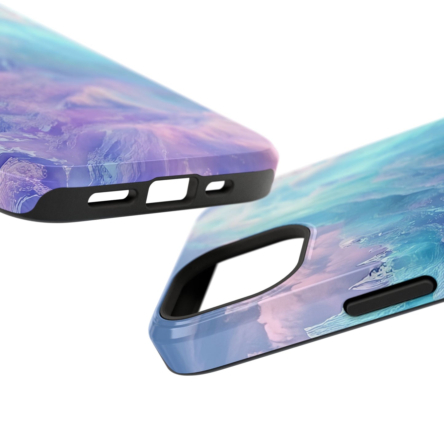 Phone Case - Colorful Abstract Waves Design