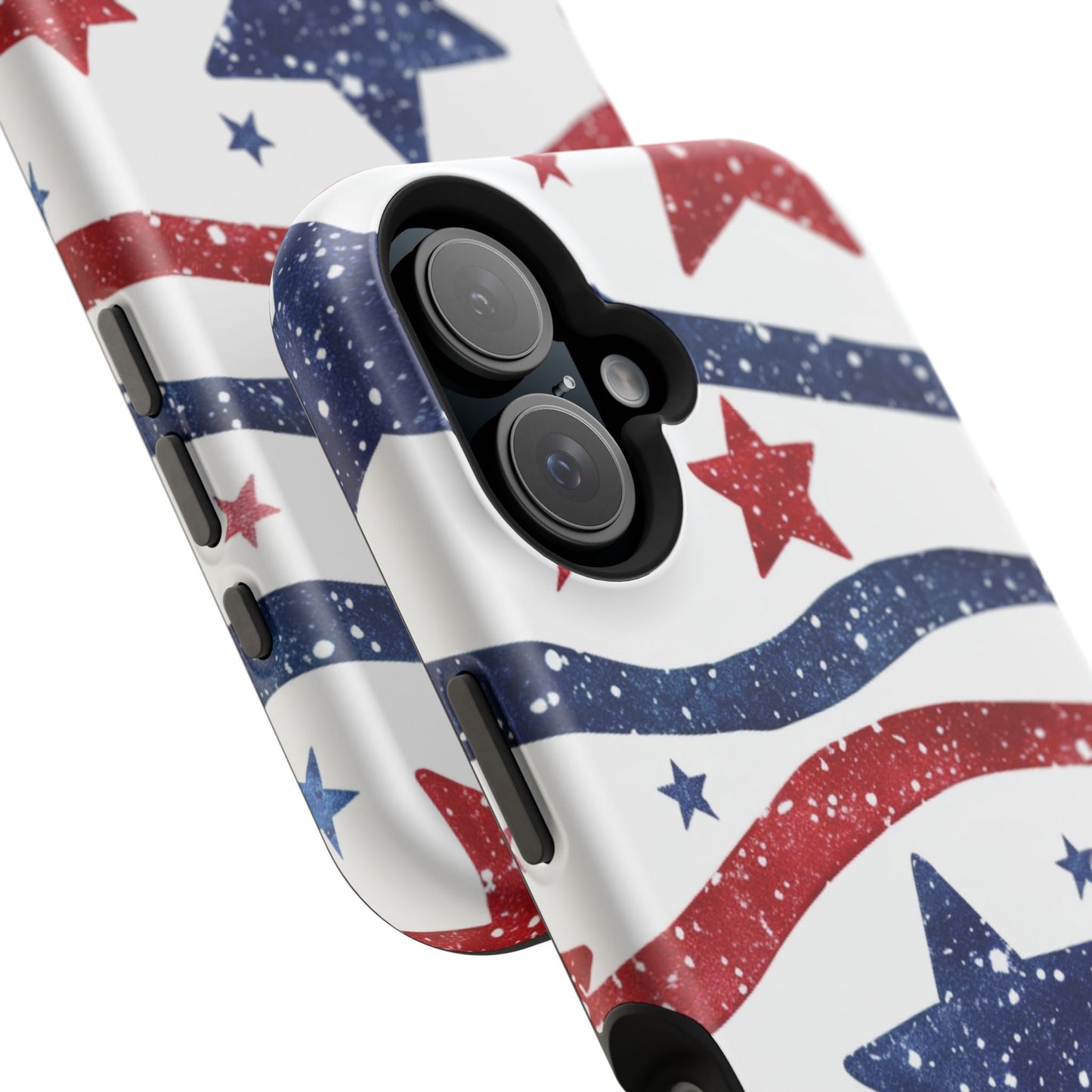 Stars & Stripes Design Impact-Resistant Phone Case