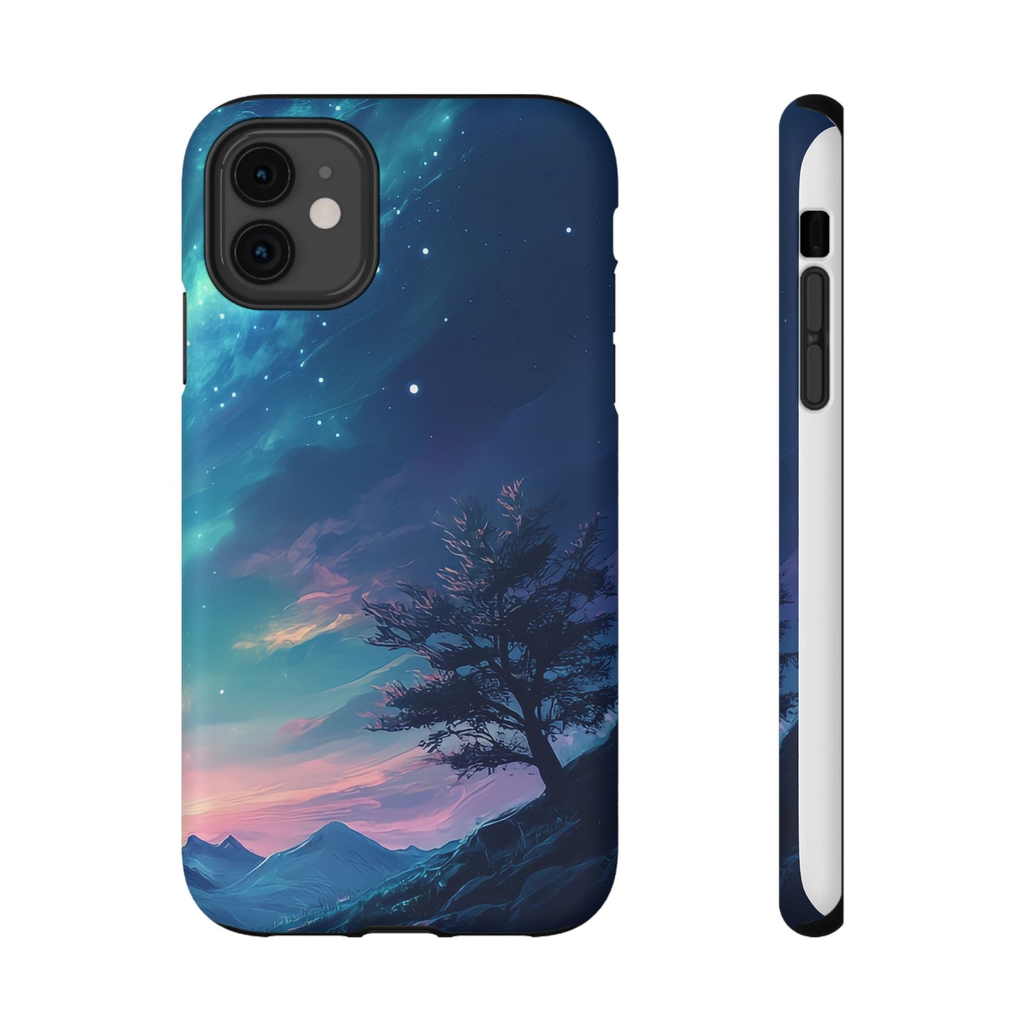 Stunning Galaxy Tree Impact-Resistant Phone Case