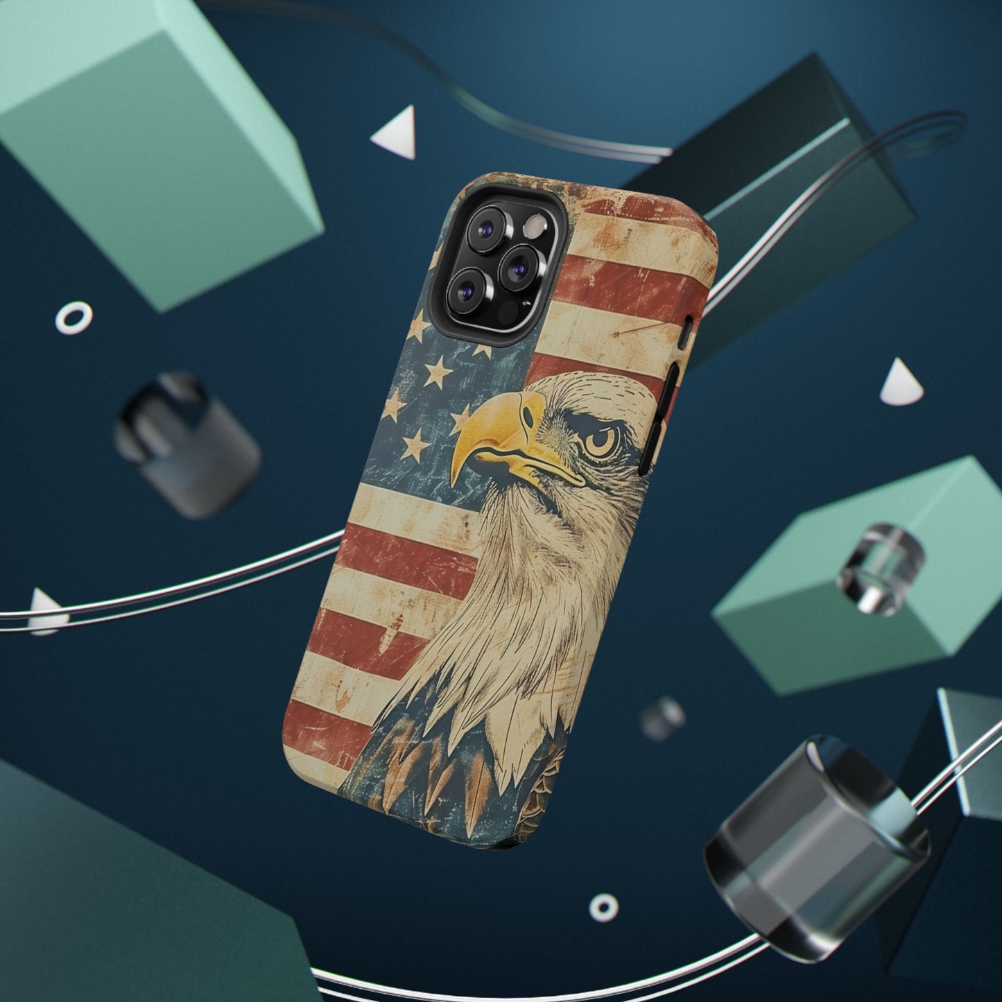 Eagle American Flag Phone Case