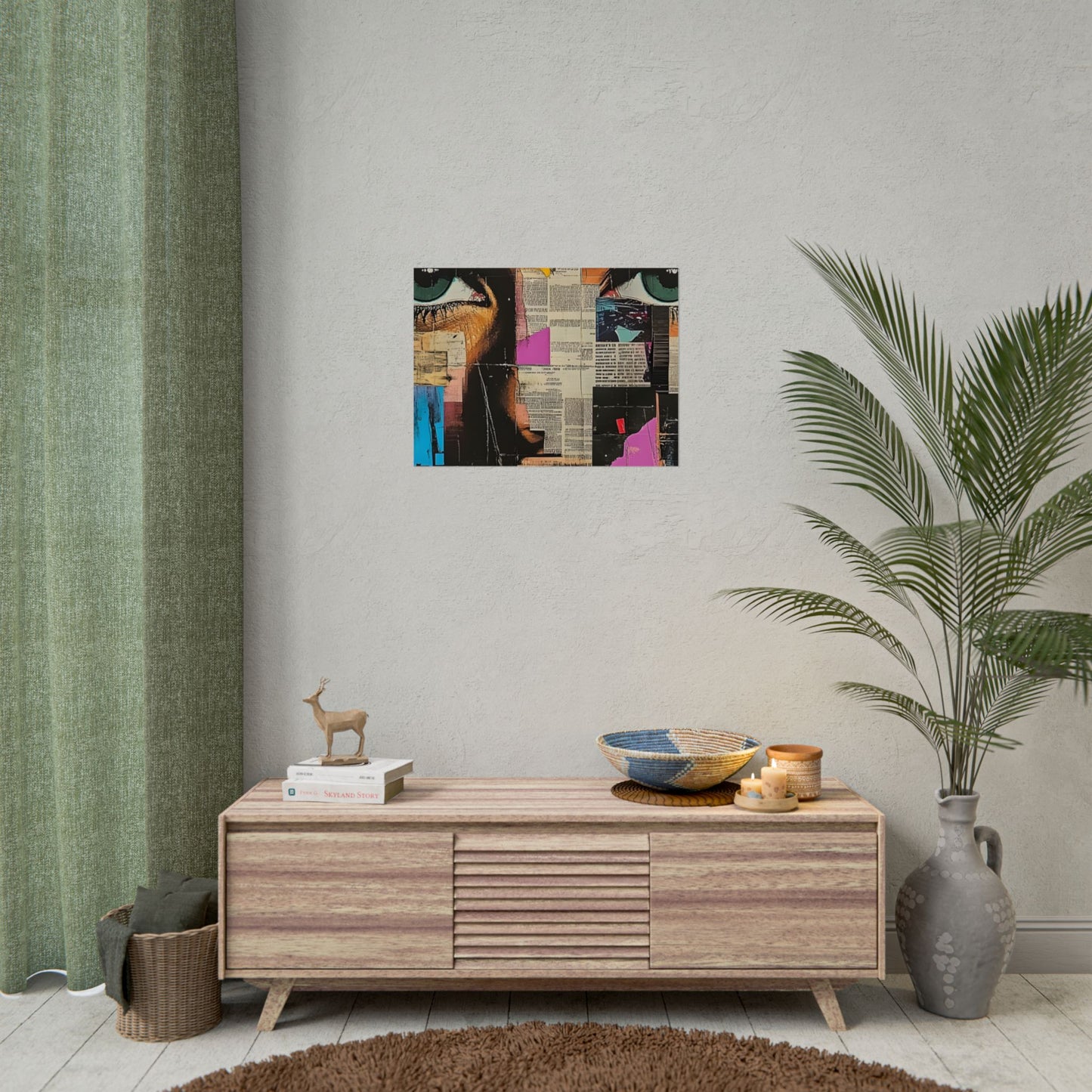 Wall Art Poster - Retro Pop Culture Woman 14 Comic Book Style