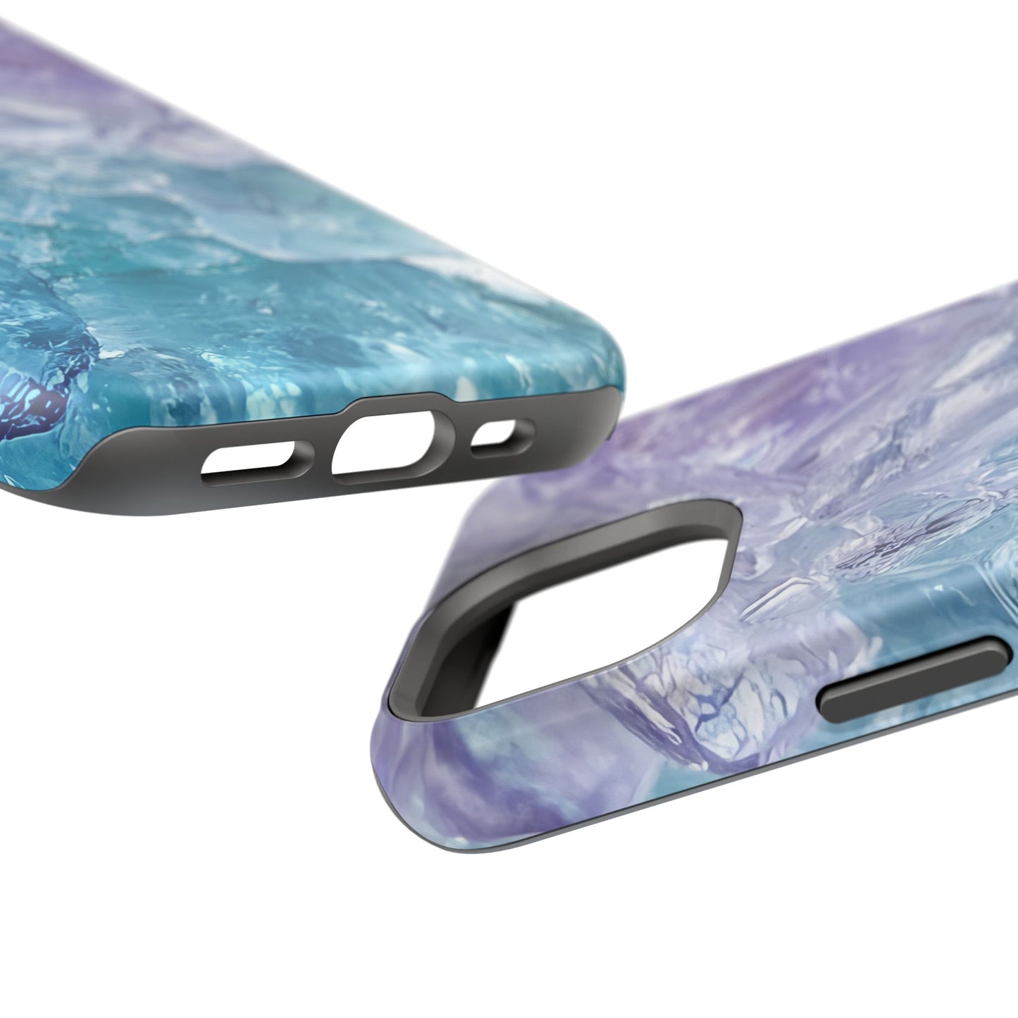 Crystal-Patterned Impact-Resistant Phone Case | Stylish Protection for Adventurers
