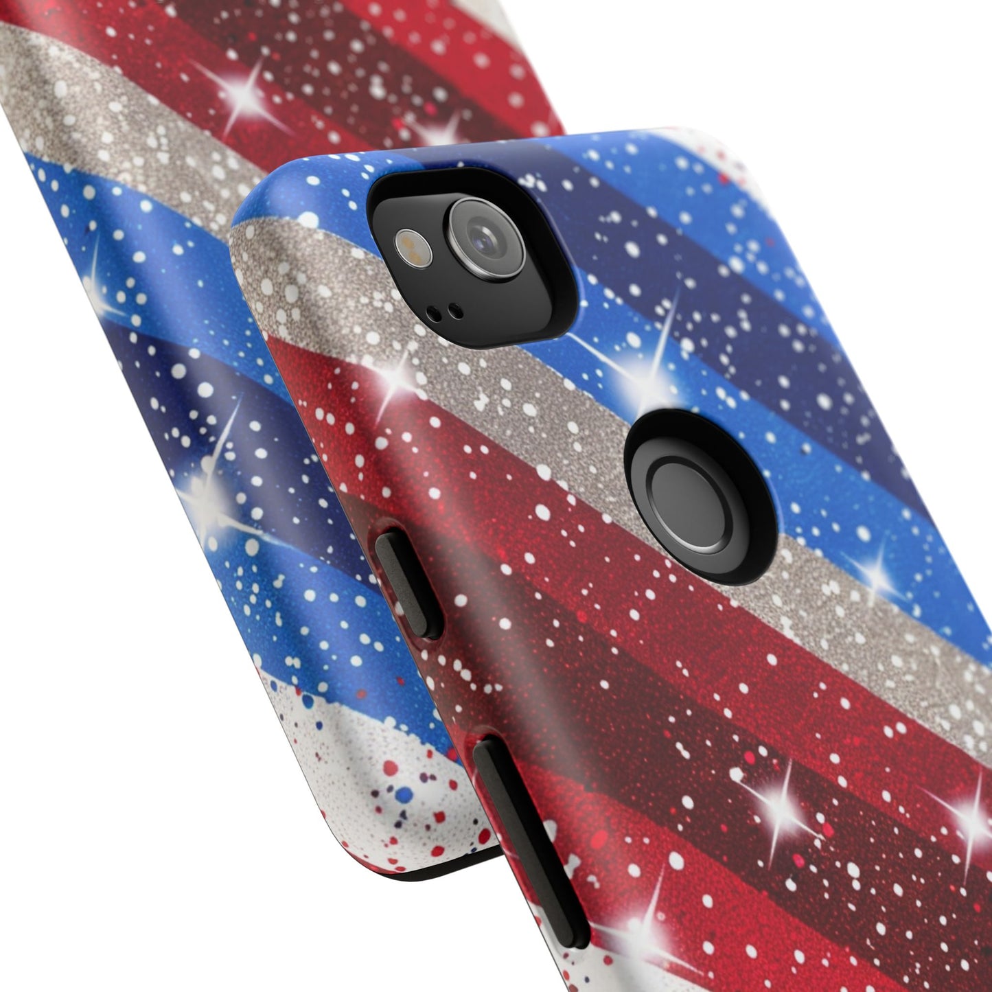 Glittery Patriotic Phone Case - Tough Cases