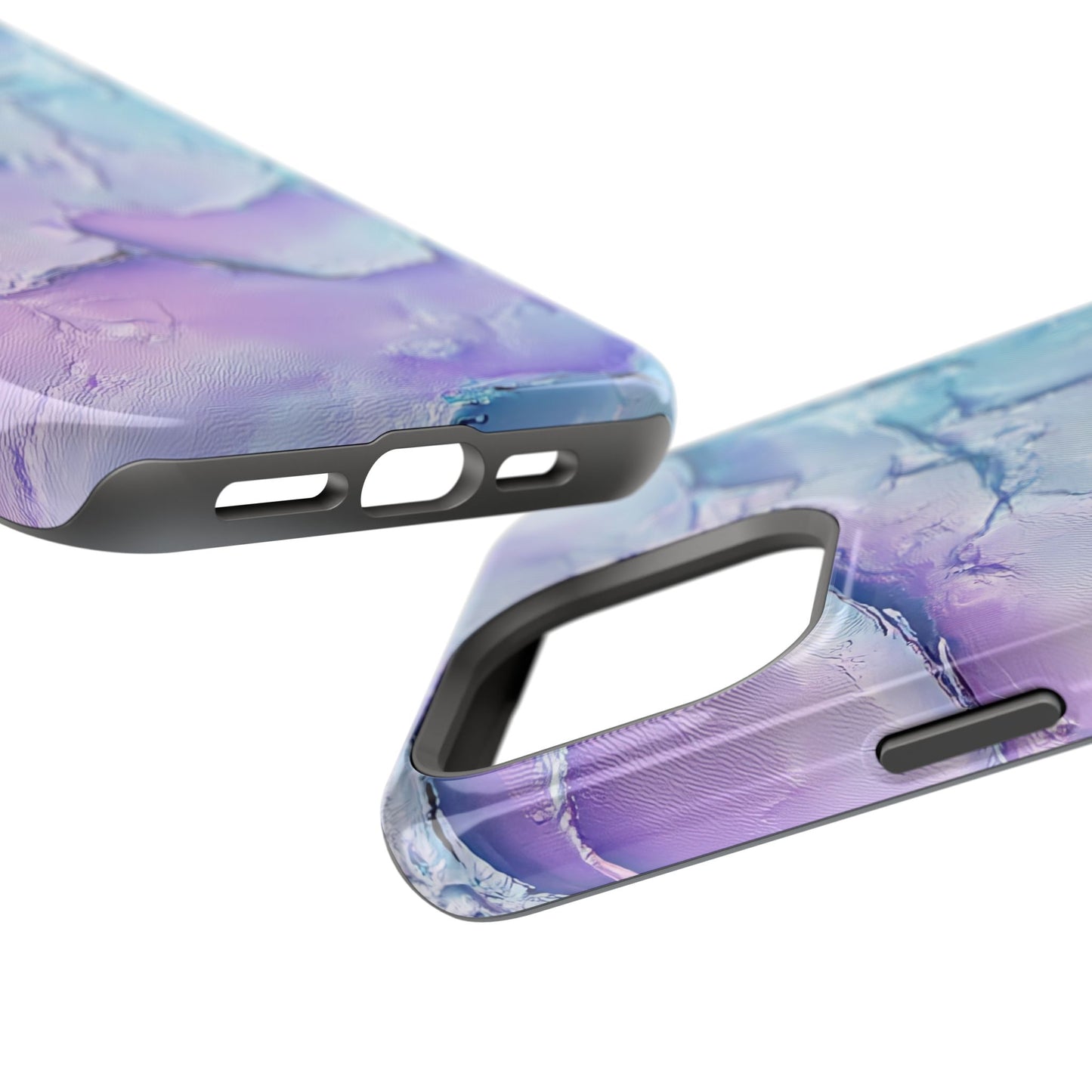 Vibrant Impact-Resistant Phone Case - Colorful Texture Design