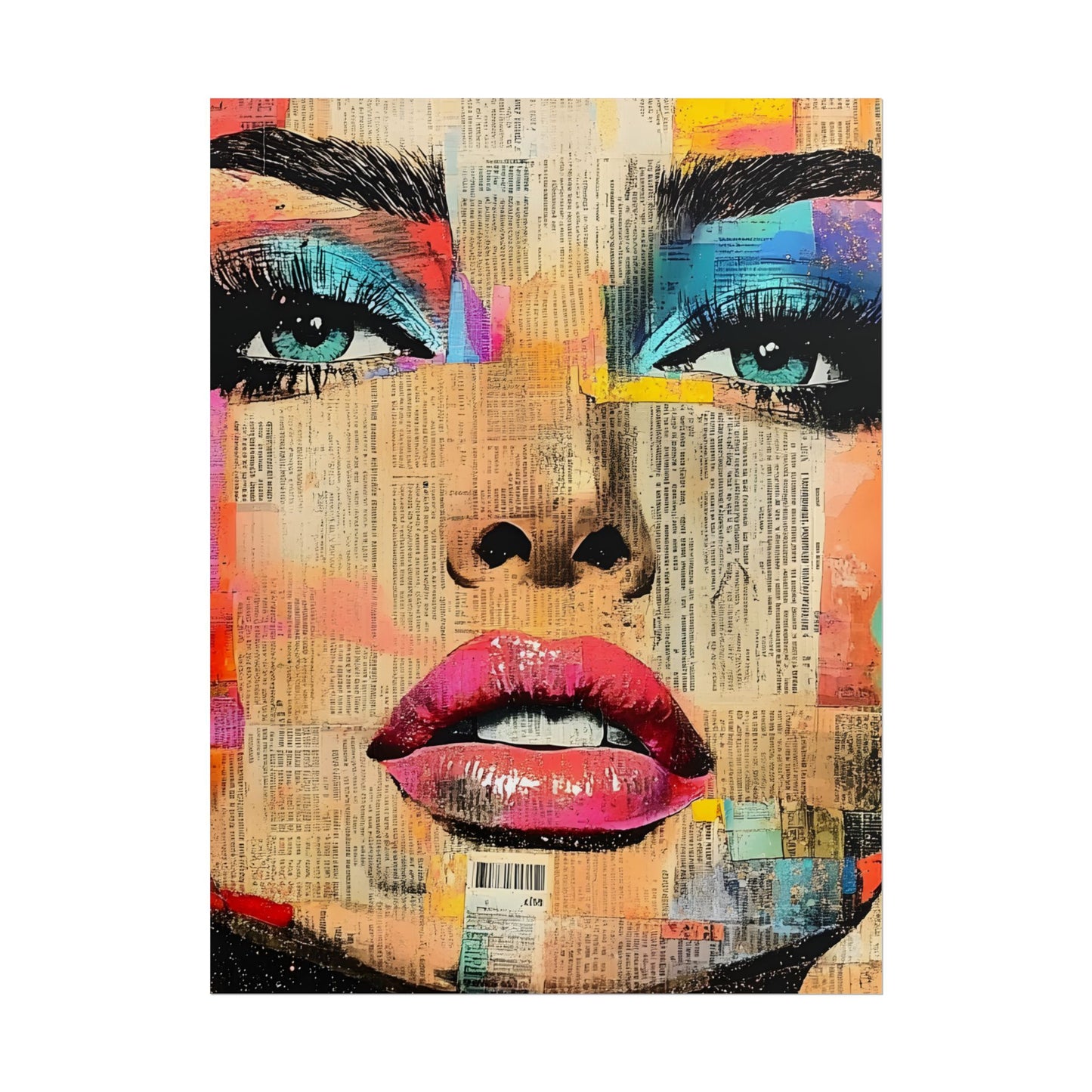 Retro Pop Culture Woman 12 , wall art, Art lovers poster
