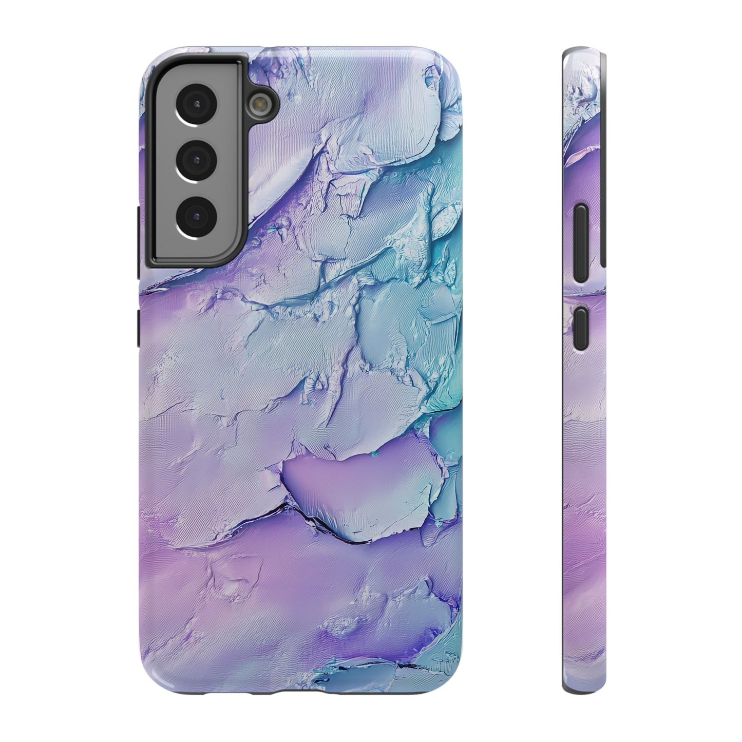 Vibrant Impact-Resistant Phone Case - Colorful Texture Design