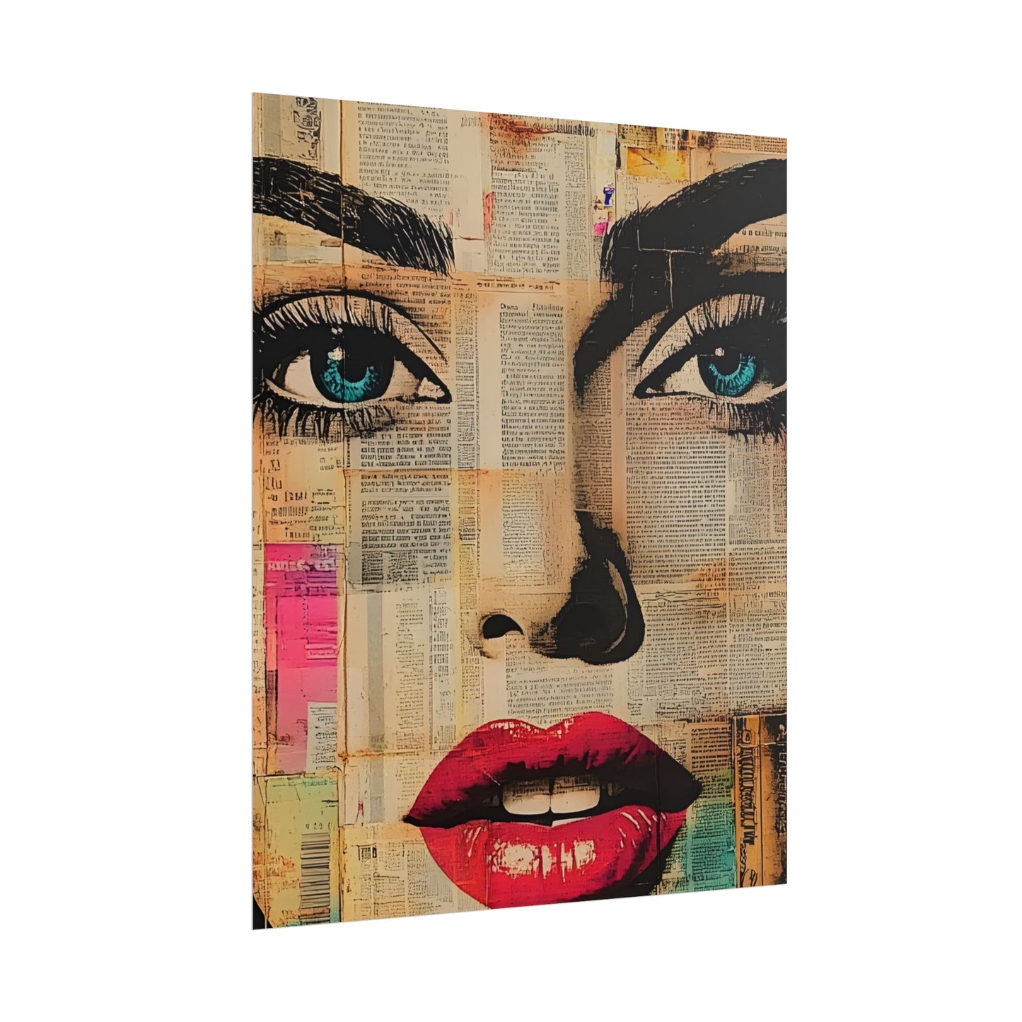 Retro Pop Culture Woman Poster 13 , Comic Wall Art