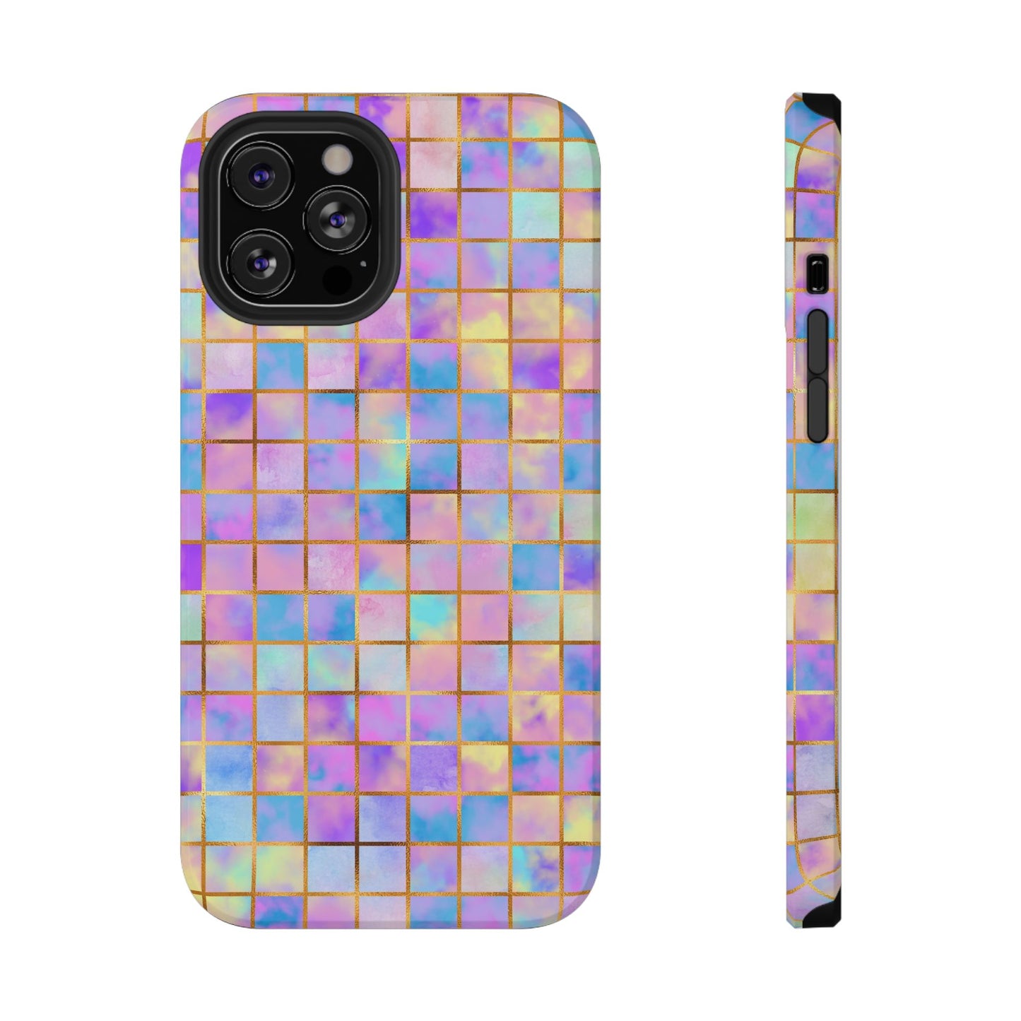 Colorful Mosaic Impact-Resistant Phone Case