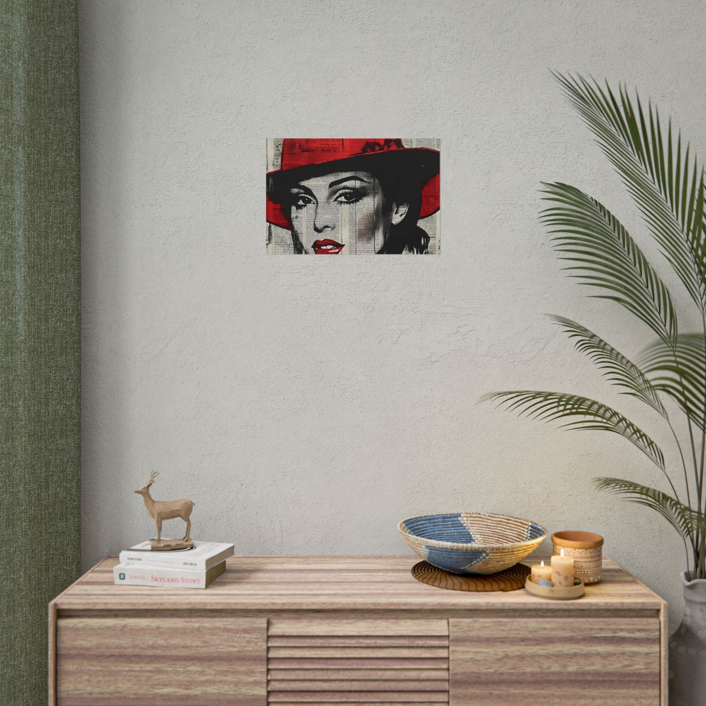 Retro Pop Culture woman 4 - Vintage poster, Wall Art