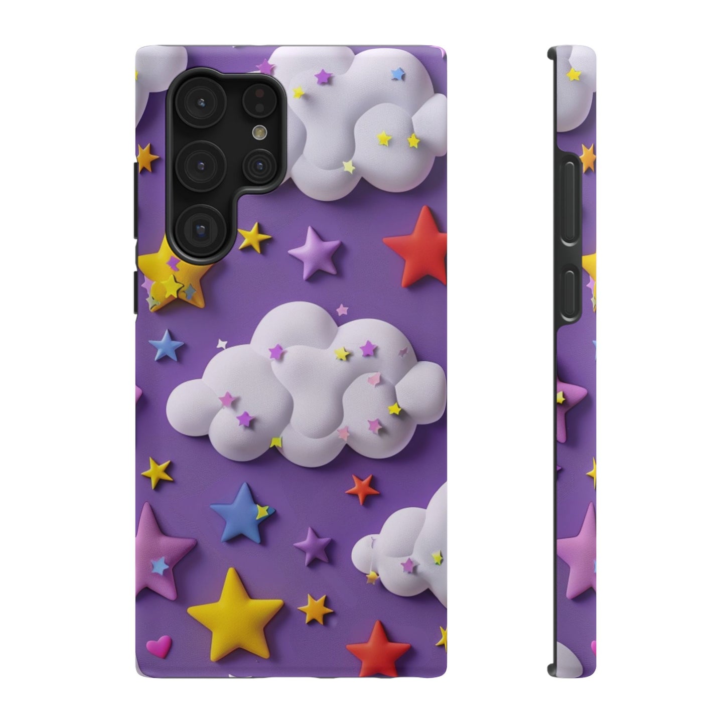 Colorful Cloud & Star Phone Case