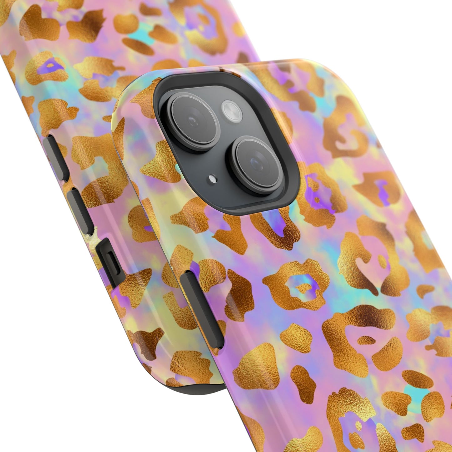 Leopard Print Impact-Resistant Phone Case