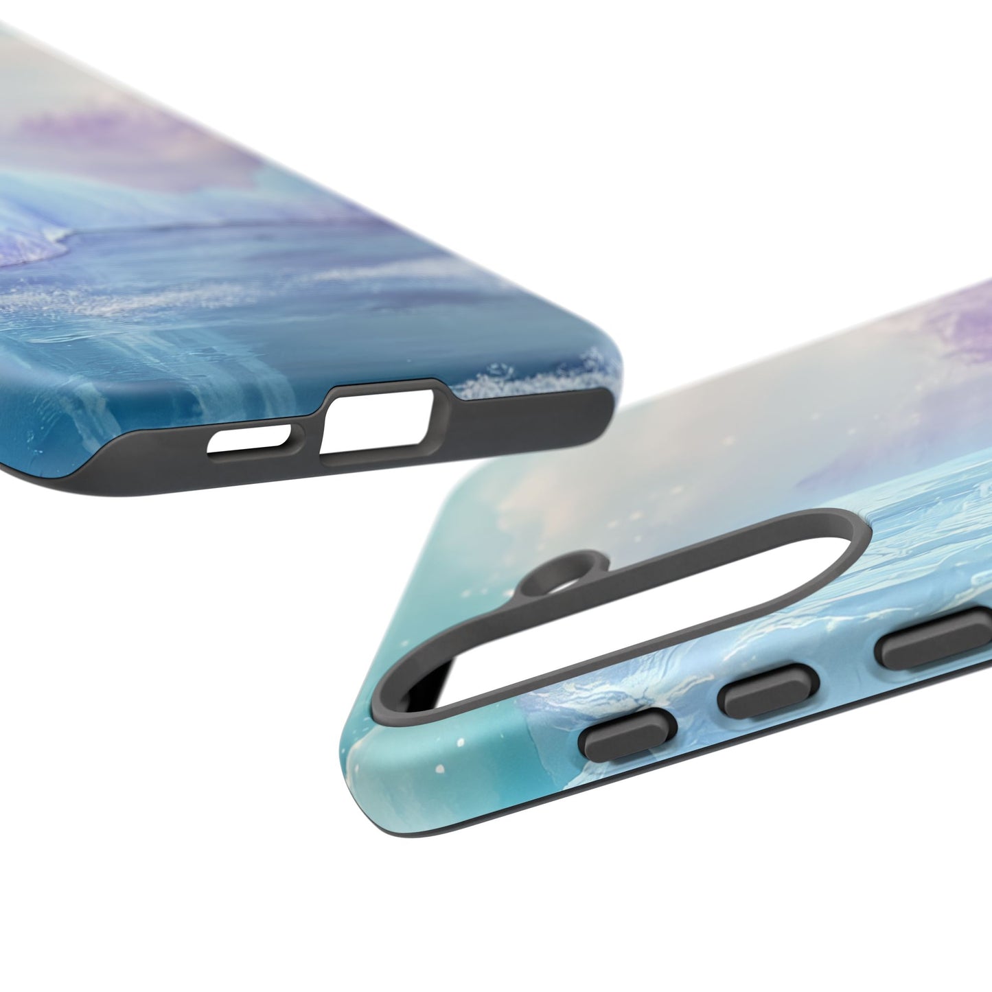 Artistic Phone Case with Iceberg Design