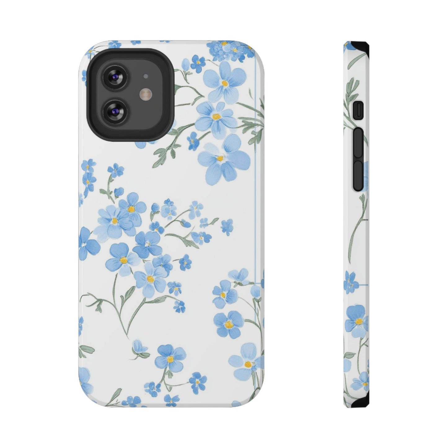 Blue Flower Design Floral Phone Case