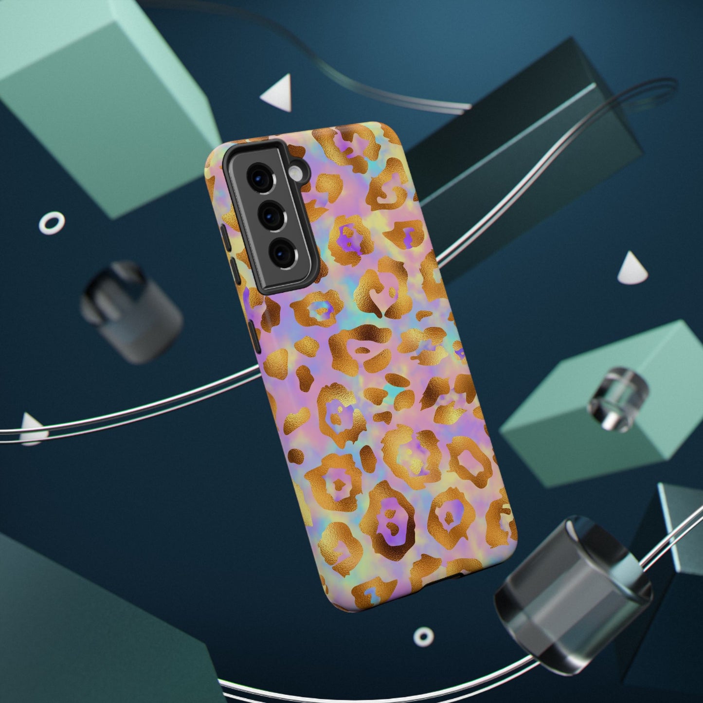 Leopard Print Impact-Resistant Phone Case