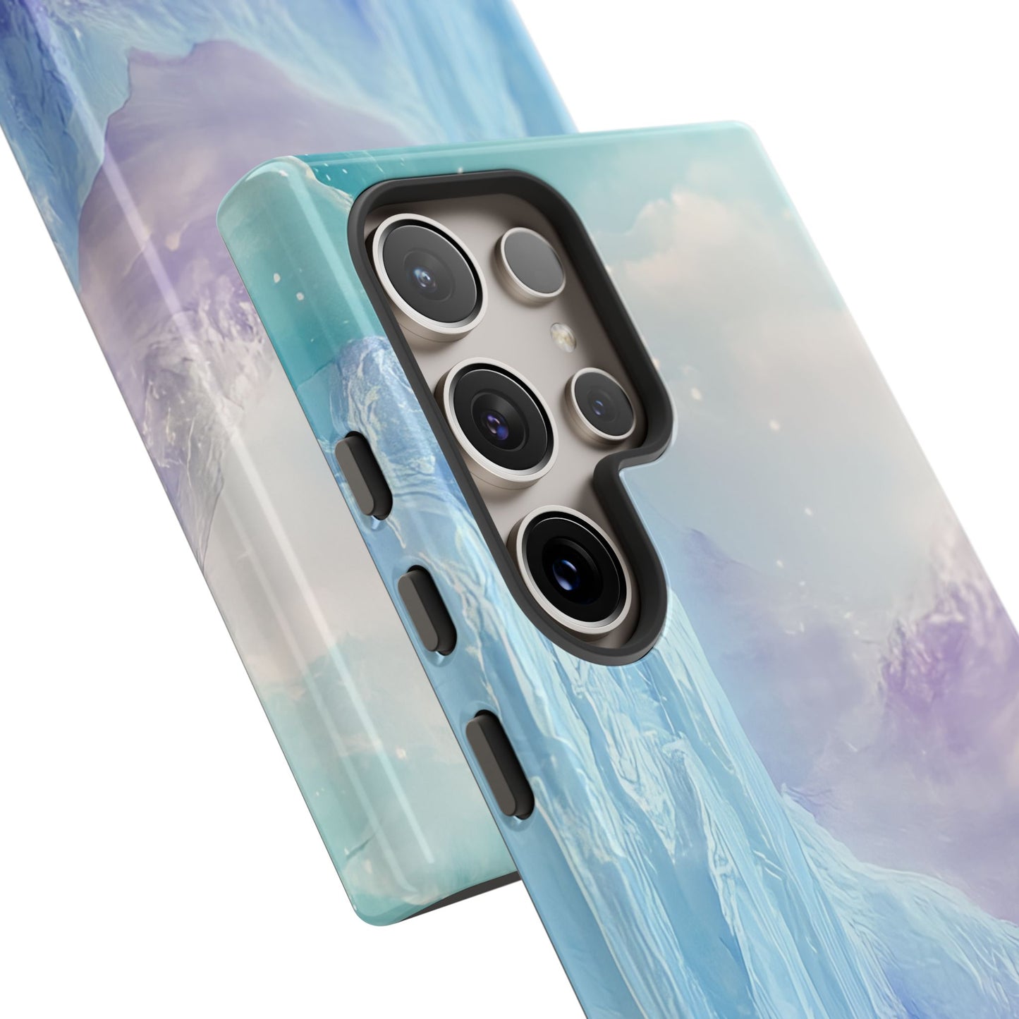 Artistic Phone Case with Iceberg Design