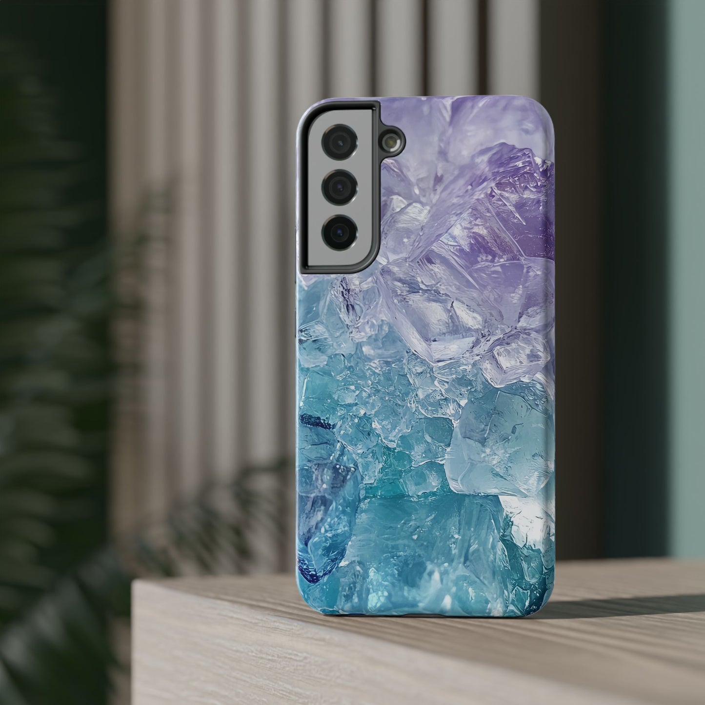 Crystal-Patterned Impact-Resistant Phone Case | Stylish Protection for Adventurers