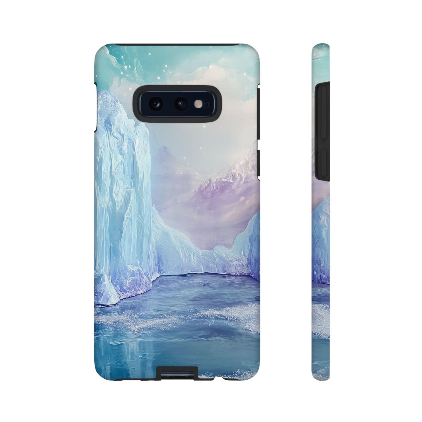 Artistic Phone Case with Iceberg Design