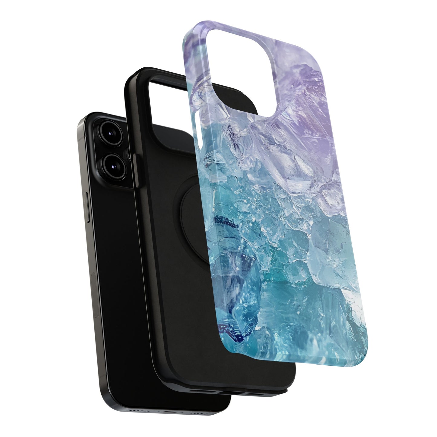 Crystal-Patterned Impact-Resistant Phone Case | Stylish Protection for Adventurers