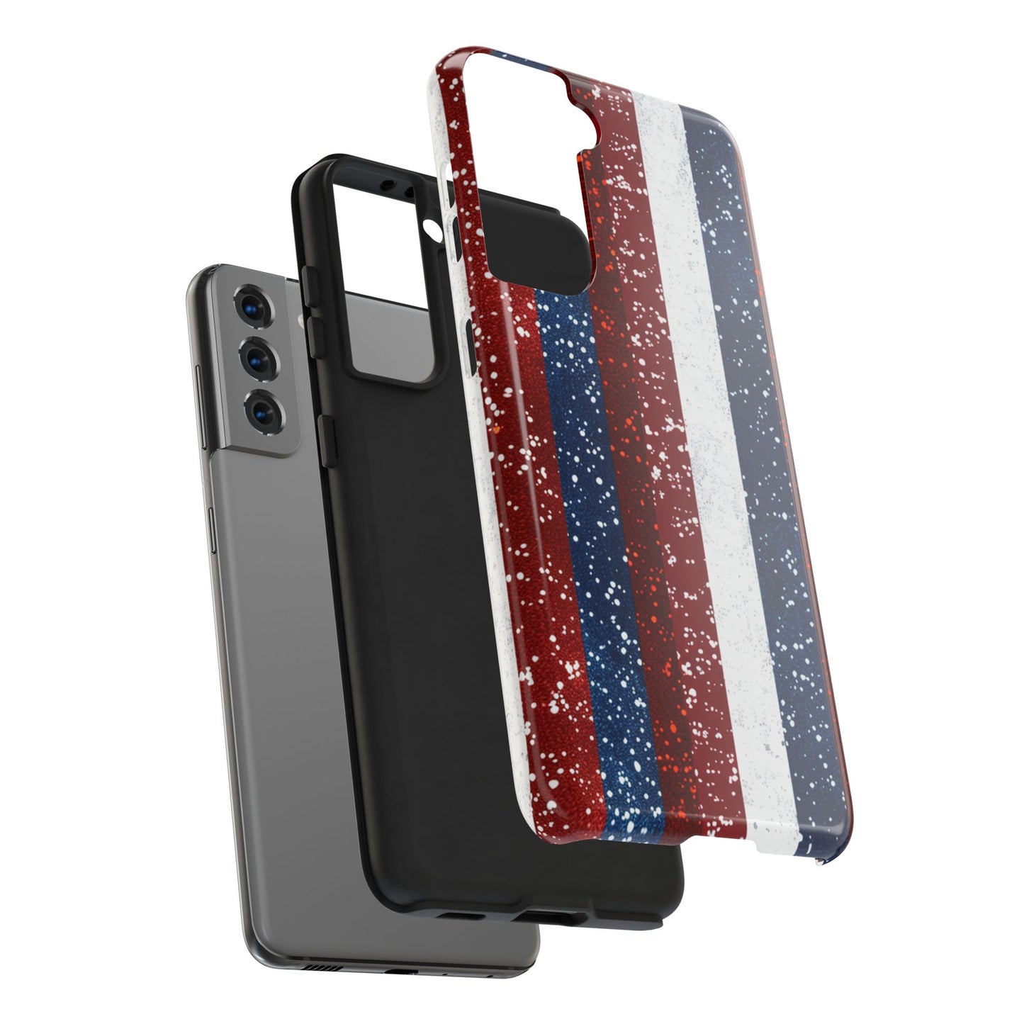 Patriotic Glitter Tough Phone Case