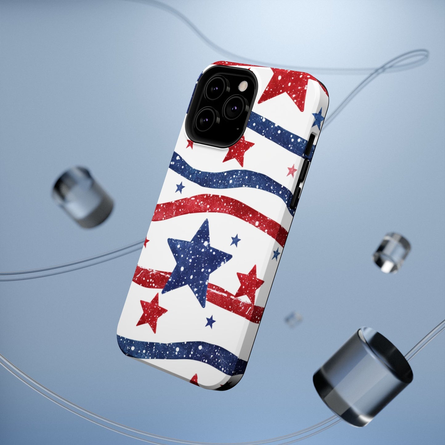 Stars & Stripes Design Impact-Resistant Phone Case