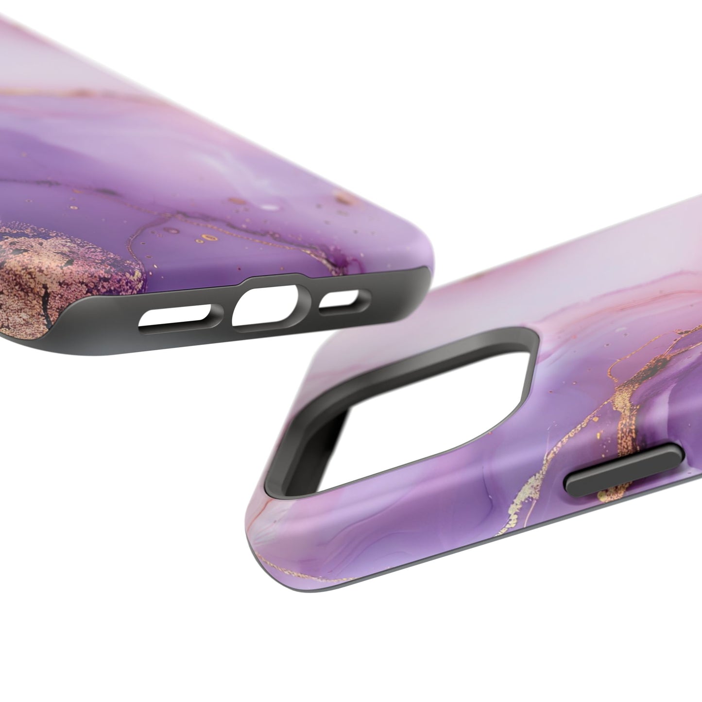 Elegant Purple Marble iPhone Case