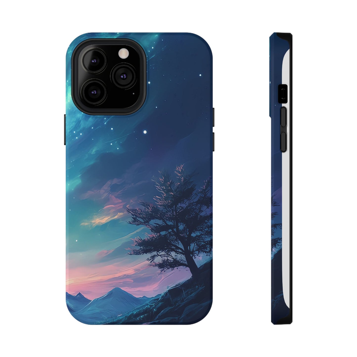 Stunning Galaxy Tree Impact-Resistant Phone Case