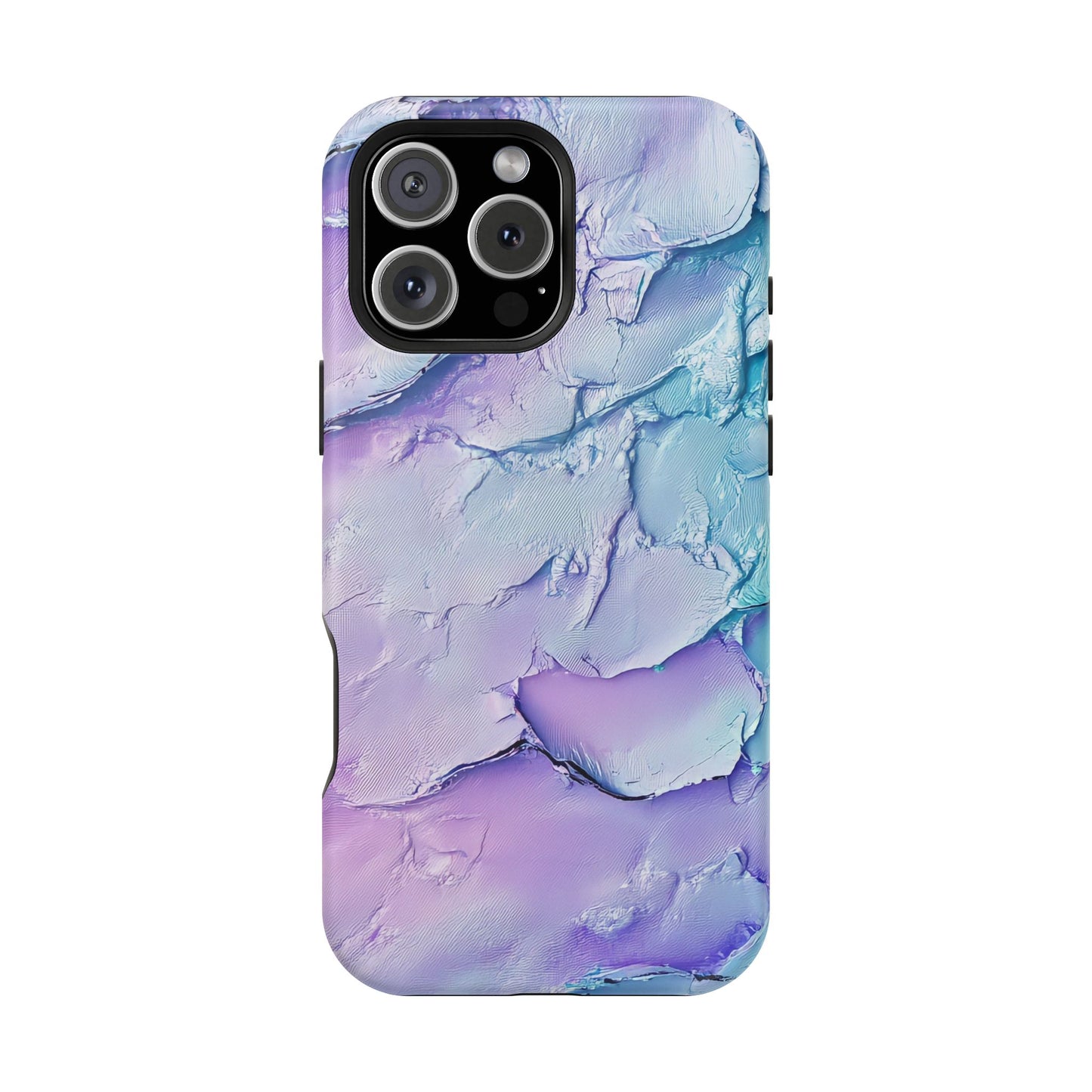 Vibrant Impact-Resistant Phone Case - Colorful Texture Design